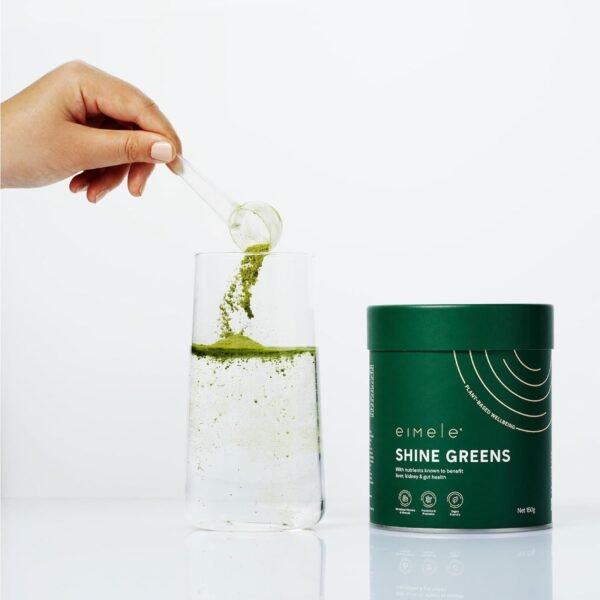 | Shine Greens | Plant-Based Superfood Greens Powder for Gut Health | Supports Energy, Digestion & Immunity | Packed with Antioxidants, Essential Nutrients & Probiotics | 42 Servings (5.29oz) - Image 6