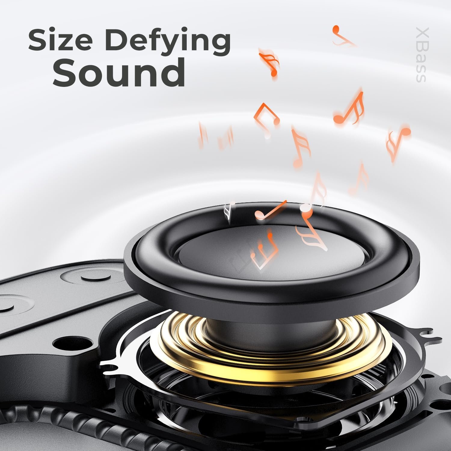 Tribit StormBox Micro 2 Portable Bluetooth Speaker, Bluetooth 5.3 Speakers with XBass, IP67 Waterproof, 12H Playtime Long Battery Powerbank for Outdoor Camping Biking (Red) - Image 4