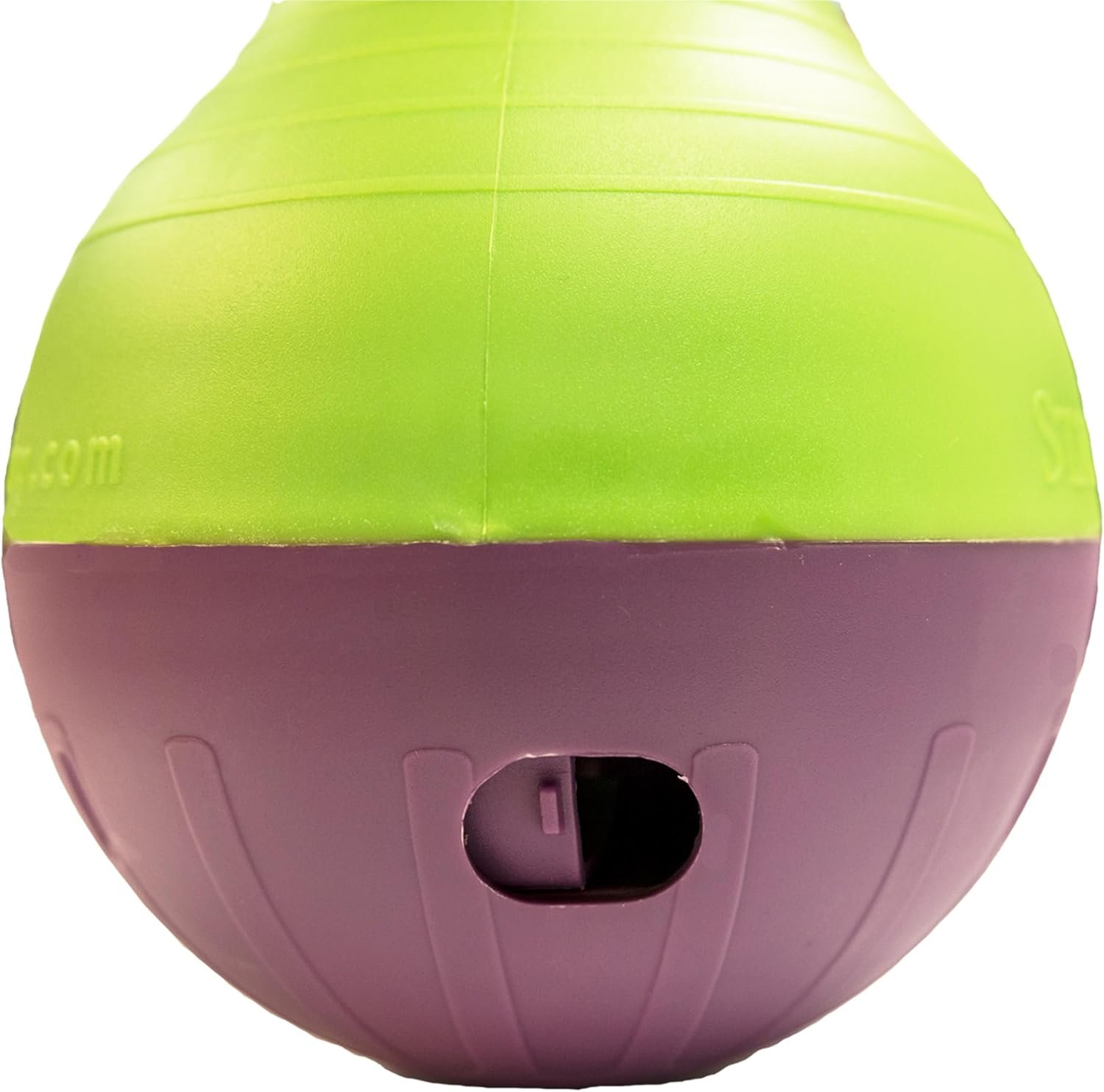 Starmark Bob-A-Lot Interactive Dog Pet Toy, Large, Yellow/Green/Purple - Image 5