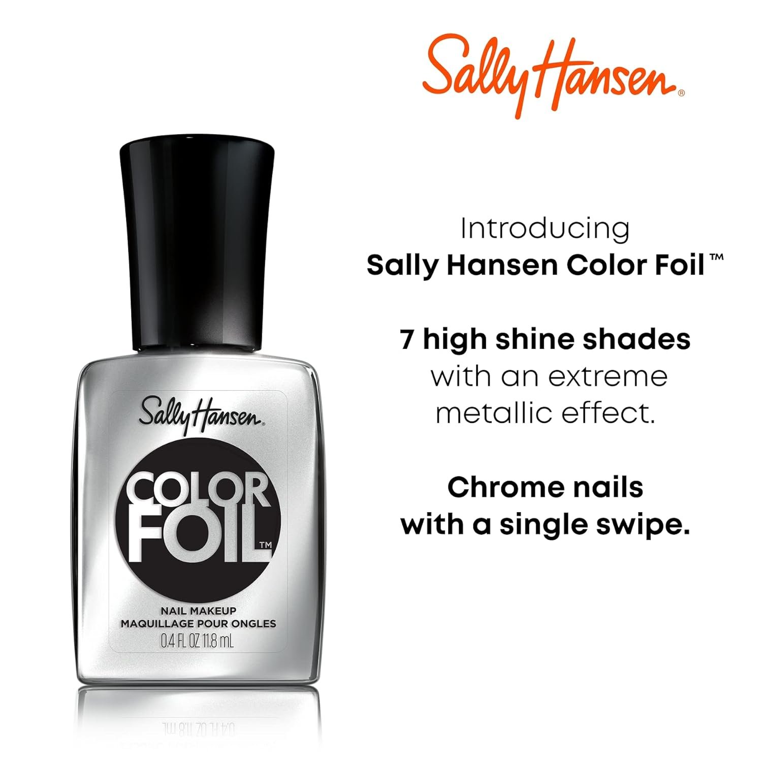 Sally Hansen Color Foil Nail Polish Steel A Kiss - 0.4 fl oz - Image 3
