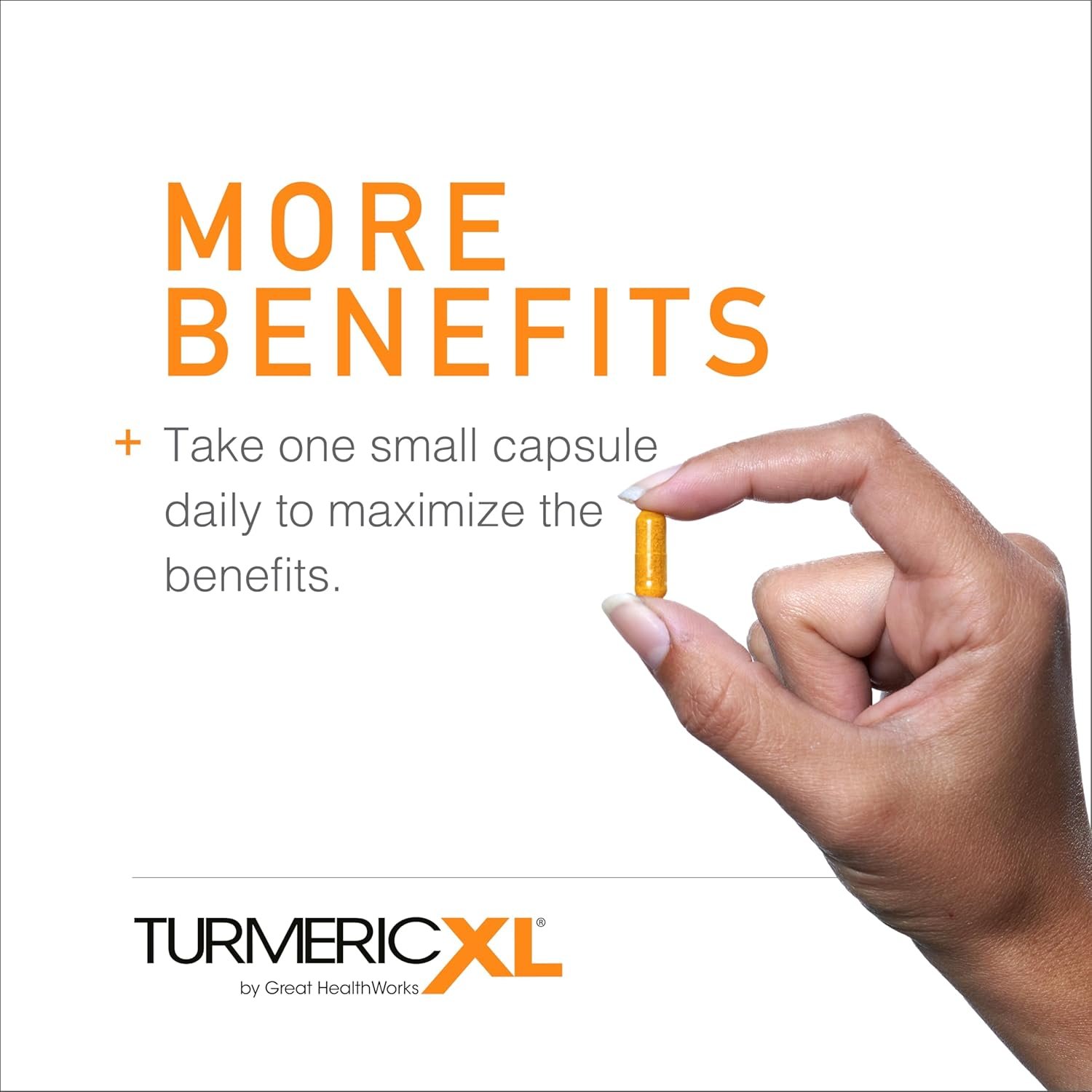 TurmericXL Natural Joint Support & Healthy Inflammatory Response Supplement - 250mg Turmeric Extract Delivers 45x More Curcumin - High Absorption, Gluten-Free – 30 Veggie Capsules - Image 9
