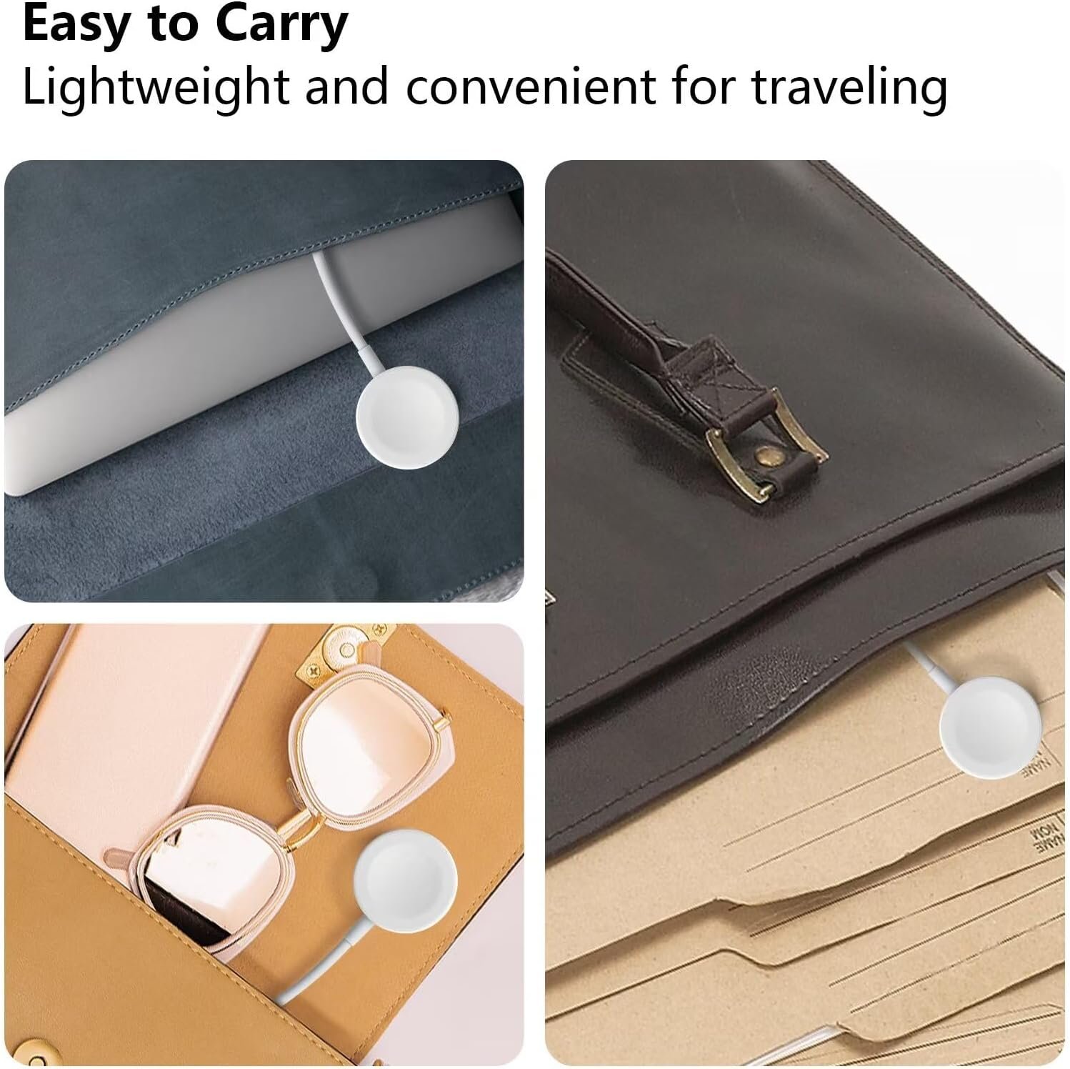 USB C Watch Charger Cable for Apple Watch, Magnetic iWatch Charger Fast Charging, Compatible with Apple Watch Series 9/8/7/Ultra/SE/6/5/4/3/2/1, Upgraded USB C Charger for iWatch (4.9ft/1.5M) - Image 8