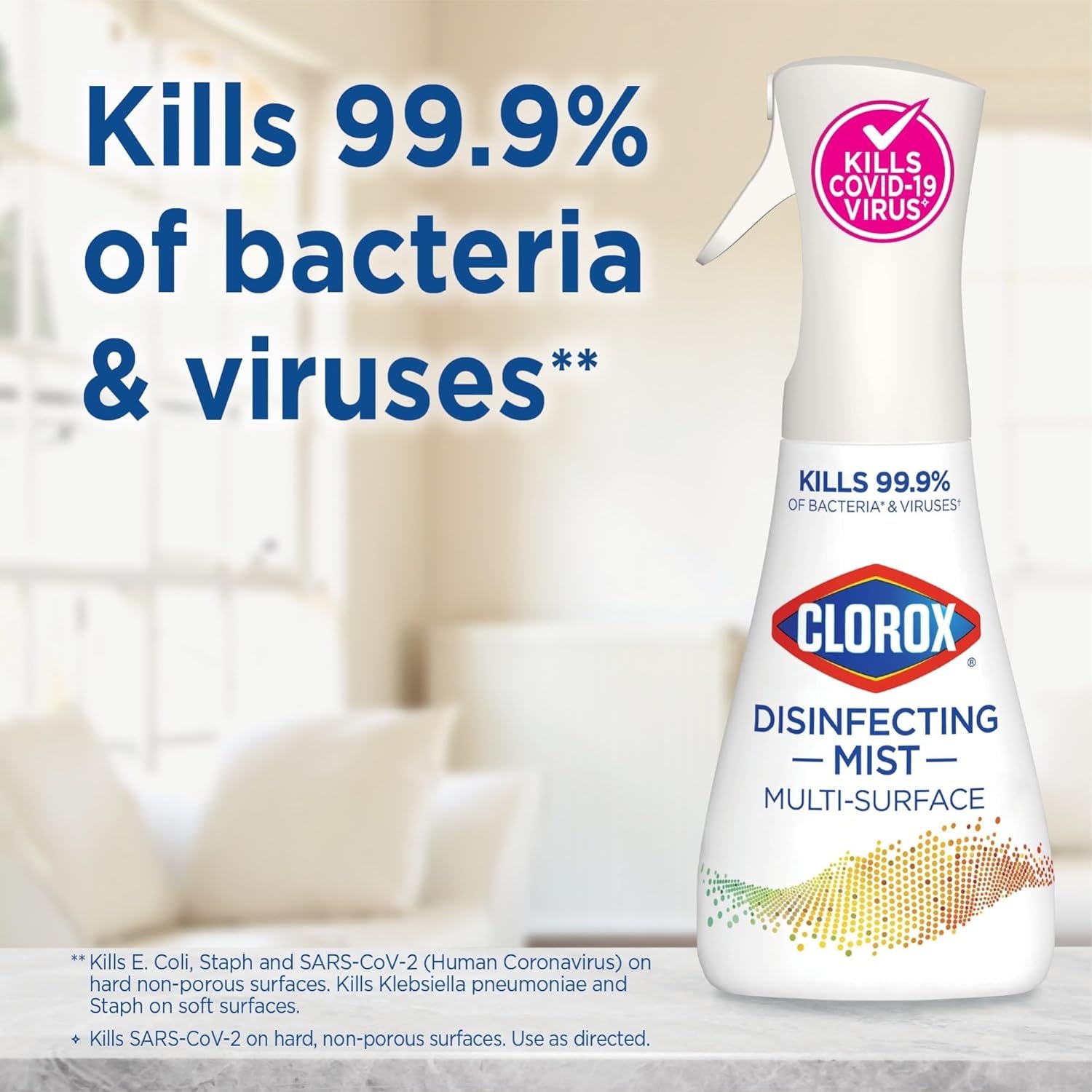 Clorox Disinfecting Mist Sanitizing And Disinfectant Spray, 16 Oz, Lemon And Orange Blossom - Image 7