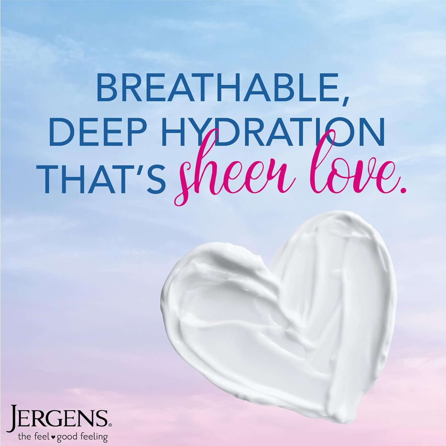 Jergens Whipped Moisturizing Cream, Body and Face Moisturizer for Dry Skin with Hyaluronic Complex, Breathable Non-Greasy Hydration, Dermatologist Tested, Paraben and Dye Free, 8 Ounce - Image 6