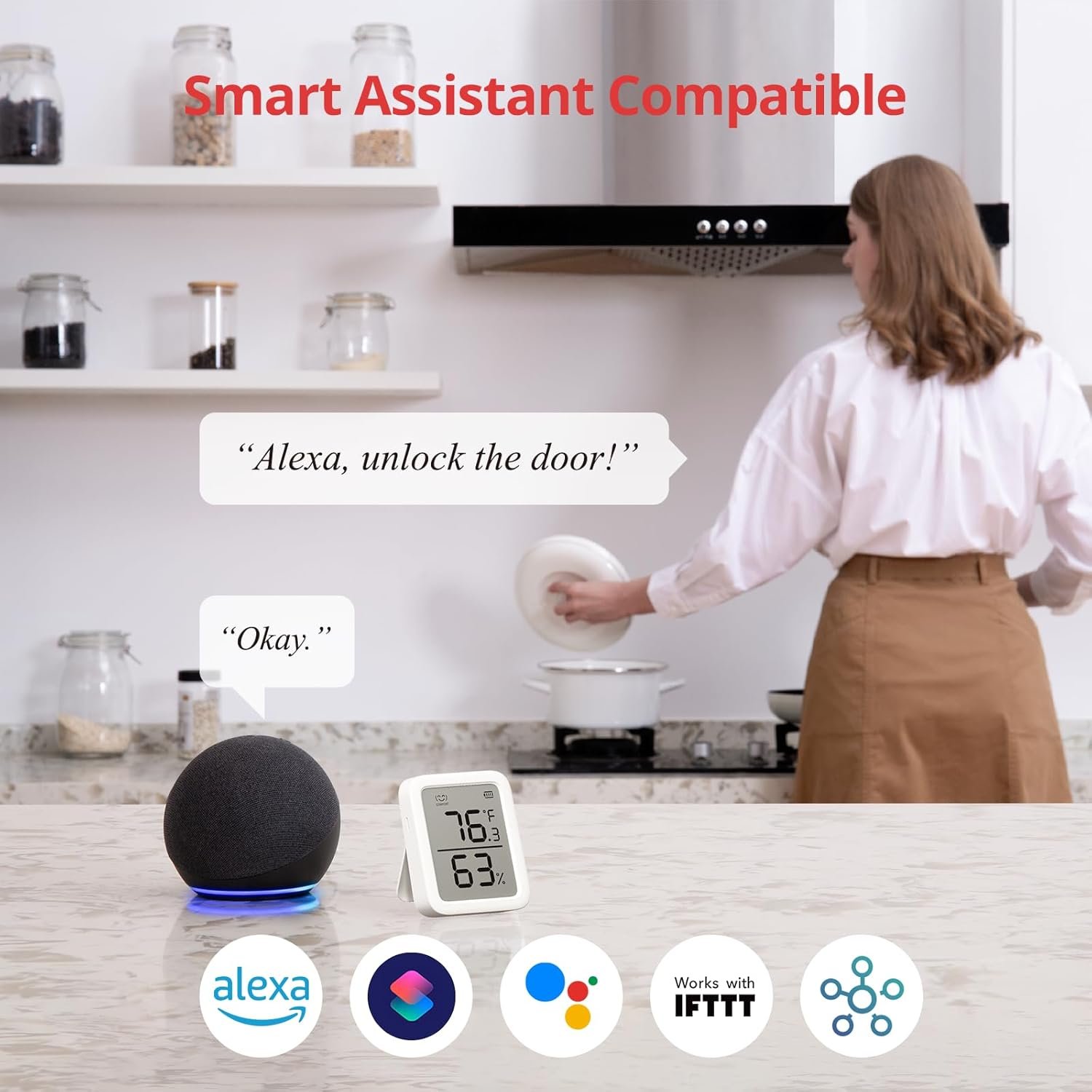 SwitchBot Smart Lock, Bluetooth Electronic Deadbolt, Keyless Entry Door Lock for Front Door, Compatible with WiFi Bridge (Sold Separately), Fits Your Existing Deadbolt,for Airbnbs Vacation Rentals - Image 6