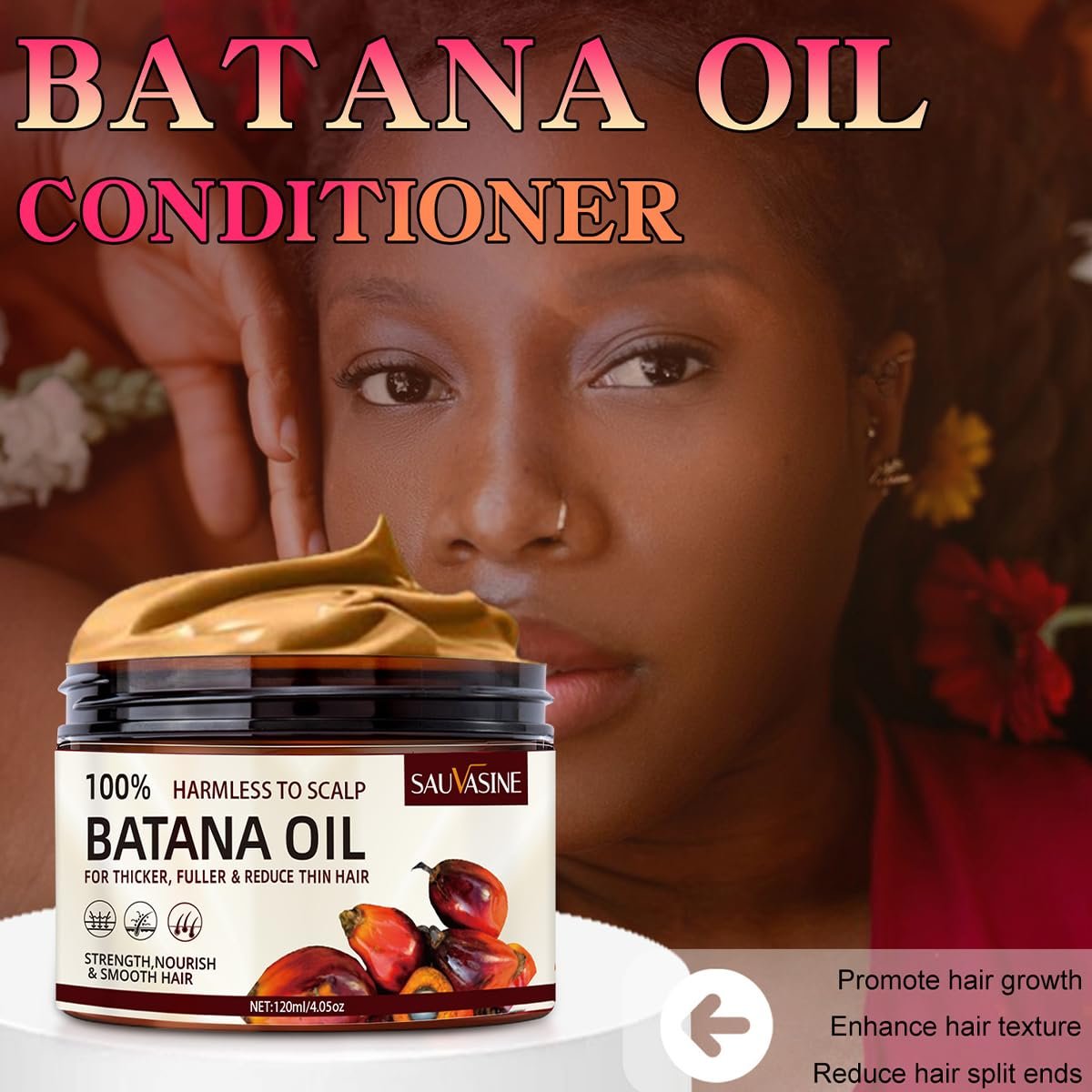 2Pcs Raw Batana Oil for Hair Health,100% Natural,Pure,Unrefined and Authentic Cold Pressed Organic Sebi Batana Oil from Honduras,Prevent Hair Loss Repairs Damaged,for Men and Women - Image 3