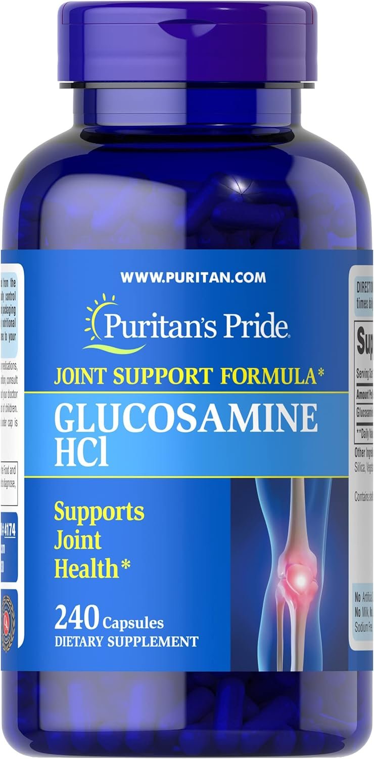 Puritan's Pride Joint Formula Glucosamine HCI for Men and Women 680mg, Dietary Supplement for Joint Health, 80 Day Supply, 240 Capsules - Image 2