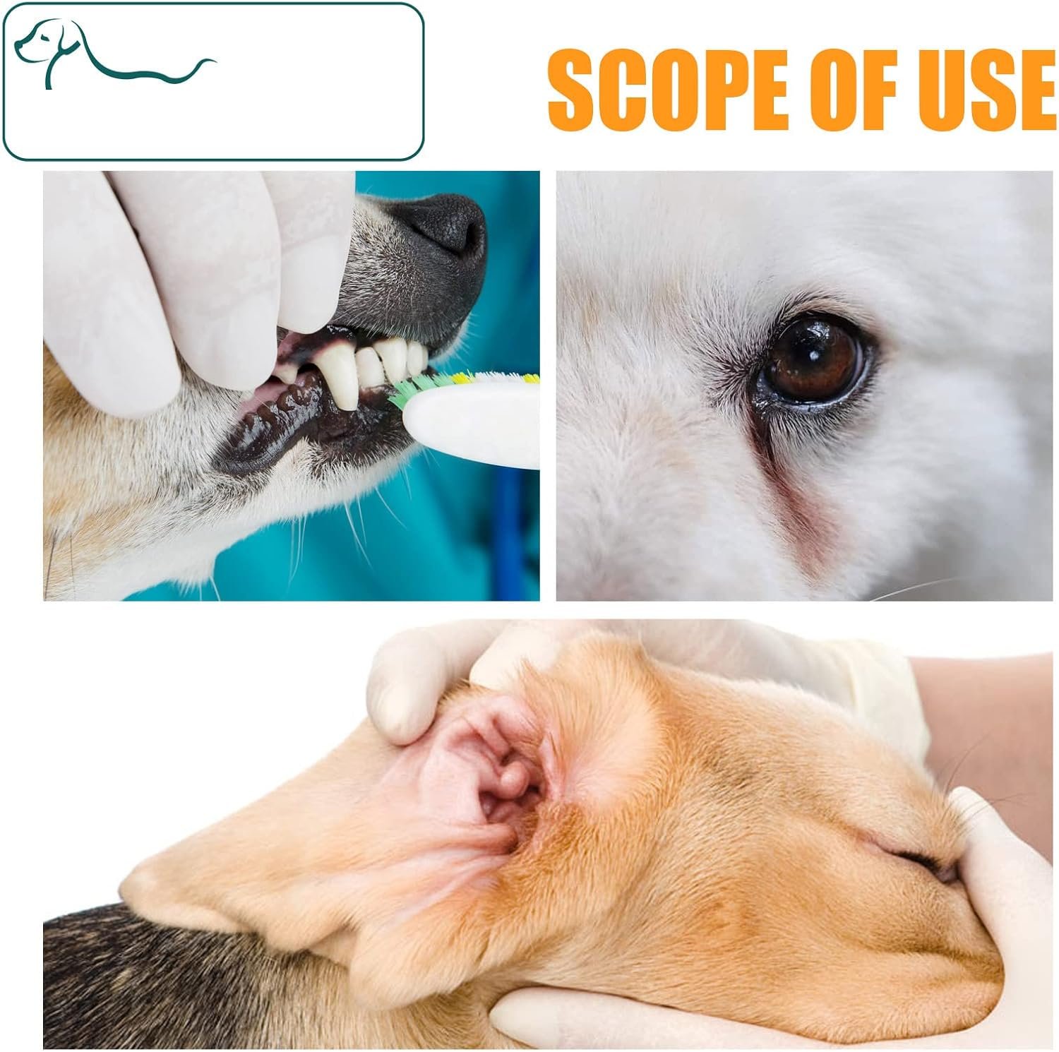 Pet Dental Fingers Wipes, Dog Teeth Cleaning Finger Cots,50 Wipes Oral Wipes Pads for Dogs and Cats - Optimize Oral Health Reduces Plaque, Freshens Breath - Image 7