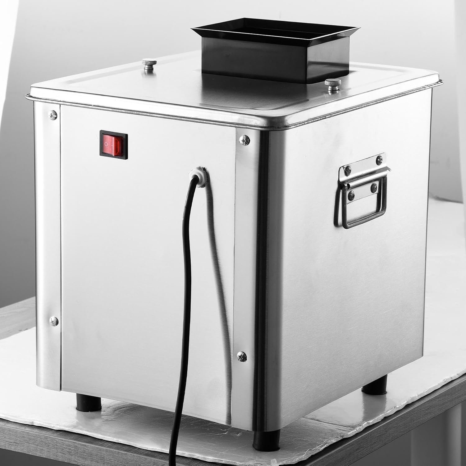 Commercial Meat Grinder | Electric Meat Slicer Machine | Stainless Steel Meat Mincer Machine for Commercial Use with Pork, Beef, Lamb, Fish - Image 9