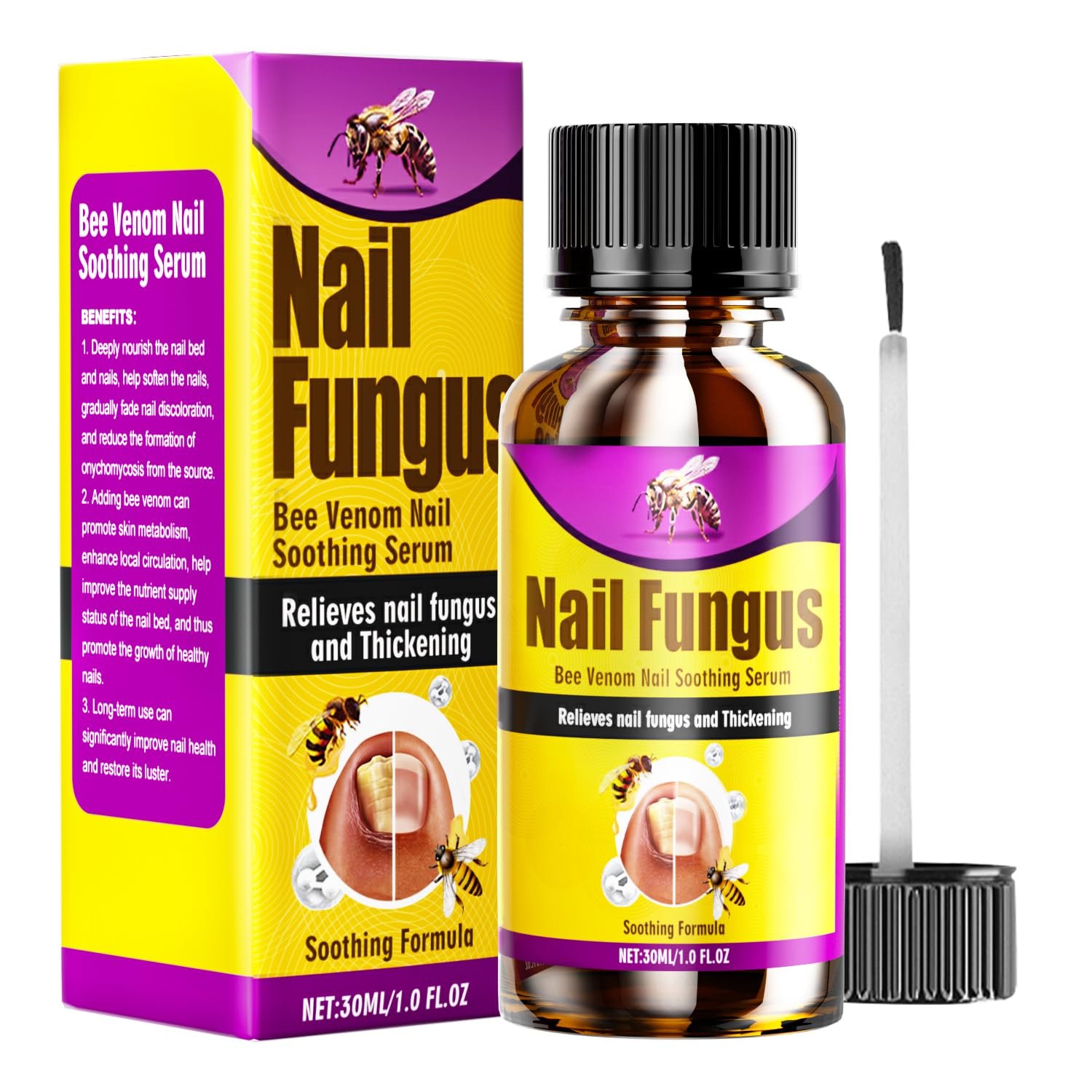 Toenail Fungus Treatment Extra Strength, Toe Nail Fungus Treatment with Naturally & Safely, Nail Fungus Treatments for Toenail Extra Strength for Thick, Broken, Discolored & Damaged Nail - Image 2