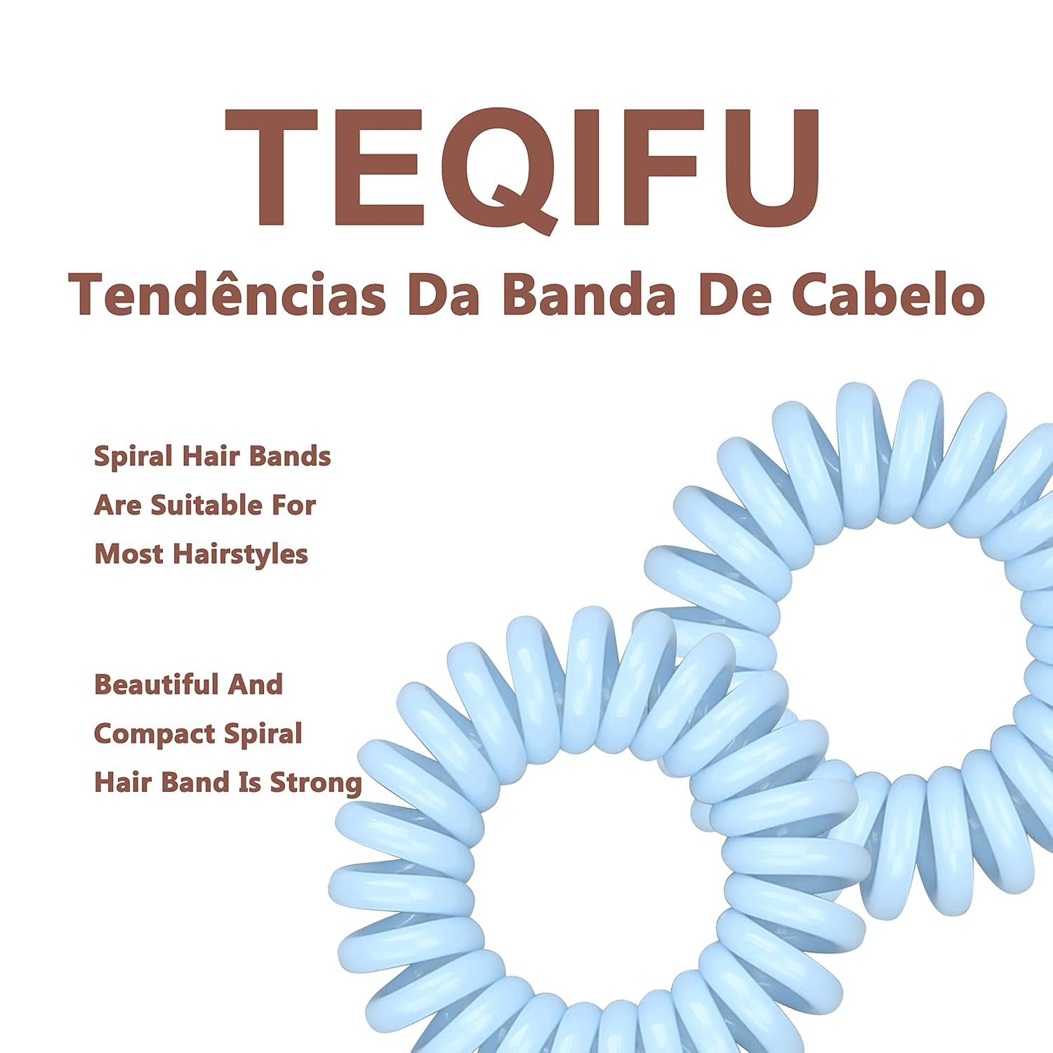 Hair Elastics, 20Pcs No Crease Spiral Hair Ties, Hair Bands Multi Color Waterproof for Women Girls, Hair Accessories - Image 4