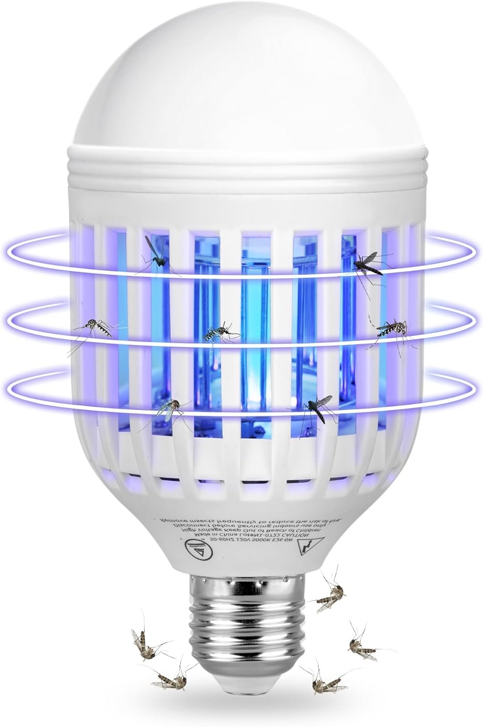 BANPESTT Bug Zapper Light Bulb 2-in-1 Indoor Mosquito Zapper Gnat Trap- Electric Fly Insect Killer&Bug Catcher for Home Backyard Patio - Image 2