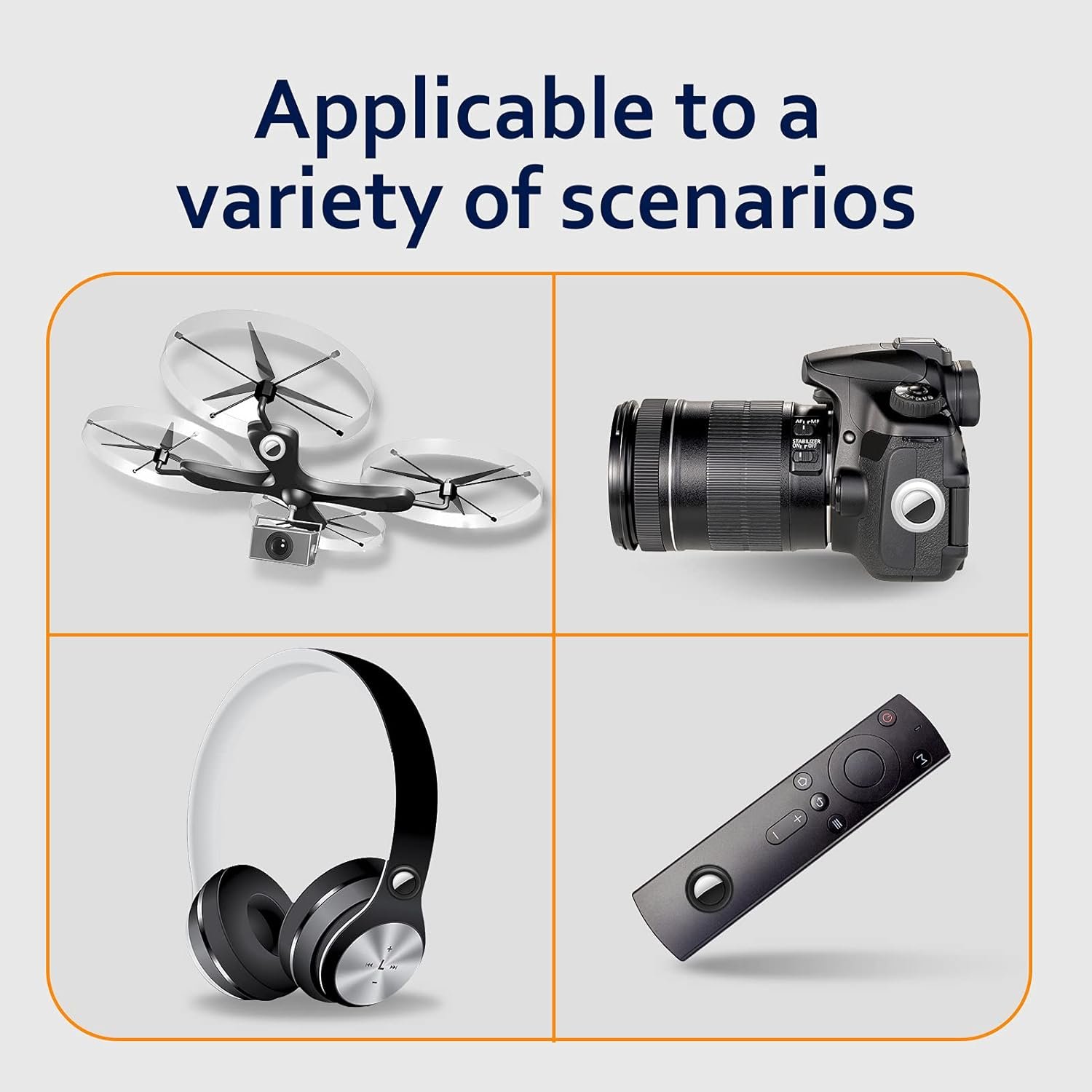 Aimtel Case Compatible with Apple Airtag Case Air Tag Holder Cover Airtag Sticker Stick on Adhesive Mount Airtag for Tv Remote Car AirTags Case 4 Pack - Image 3