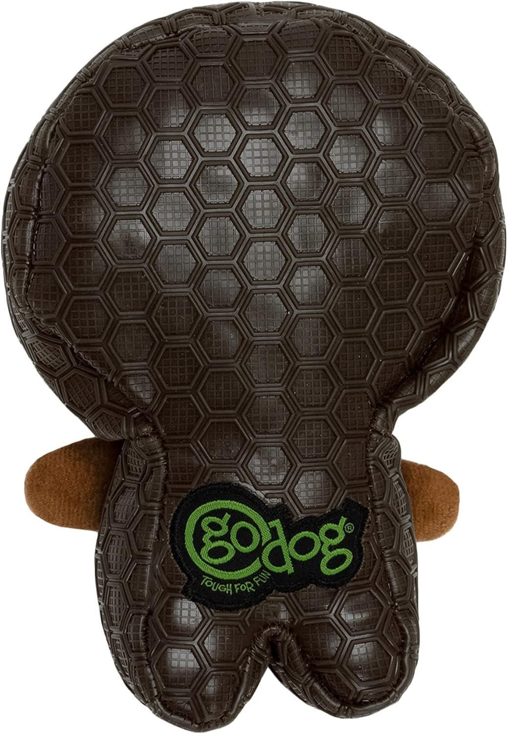 goDog Holiday Collection Mixed Materials TPE-Plush Gingerbread Man Squeaky Dog Toy, Chew Guard Technology - Brown, One Size - Image 7