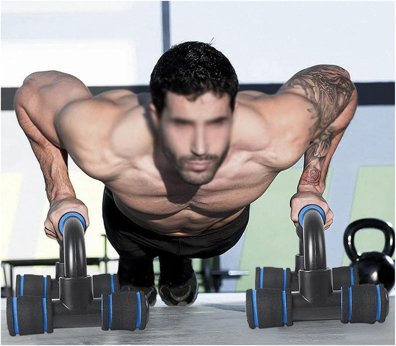 Push up board Sponge I-shaped Push Up Bracket Comprehensive Exercise Push-ups Stands Home Gym Fitness Equipment Pectoral Muscle - Image 7