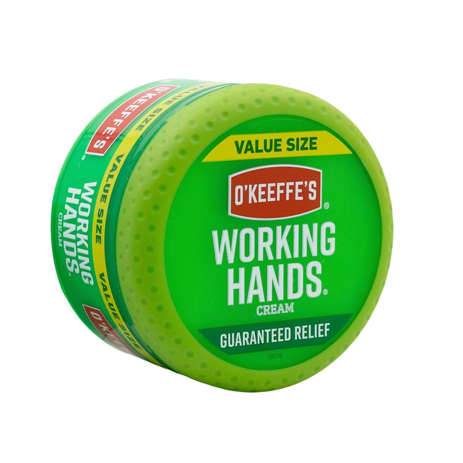 O'Keeffe's Working Hands Hand Cream; For Extremely Dry; Cracked Hands; 6.8 oz Jar (Value Size; Pack of 1) - Image 2