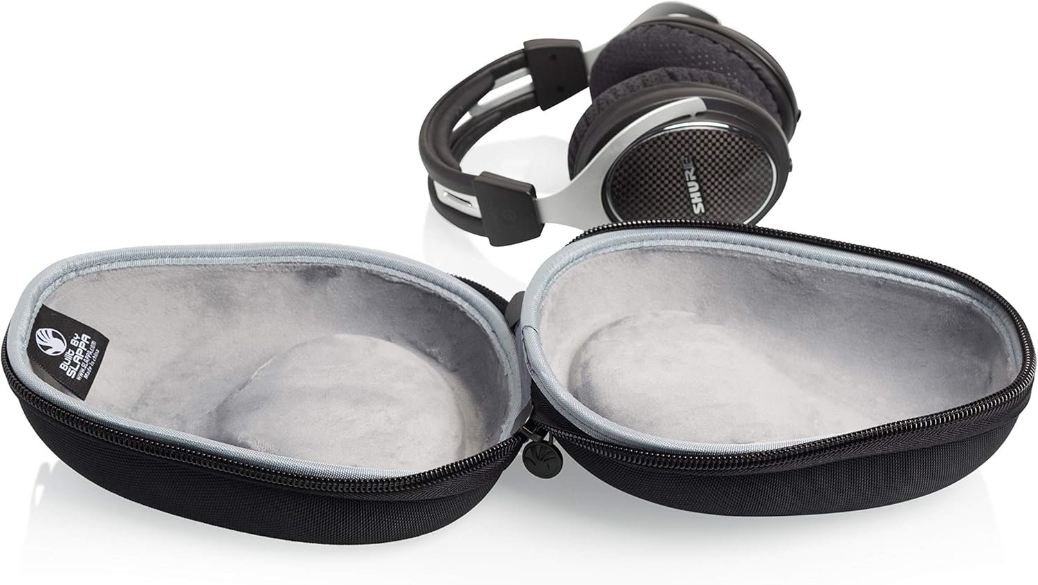 Slappa Full-Sized duro-shock xEVA HardBody Ballistic Nylon PRO Headphone Case with Ultimate Protection SL-HP-99 - Image 11