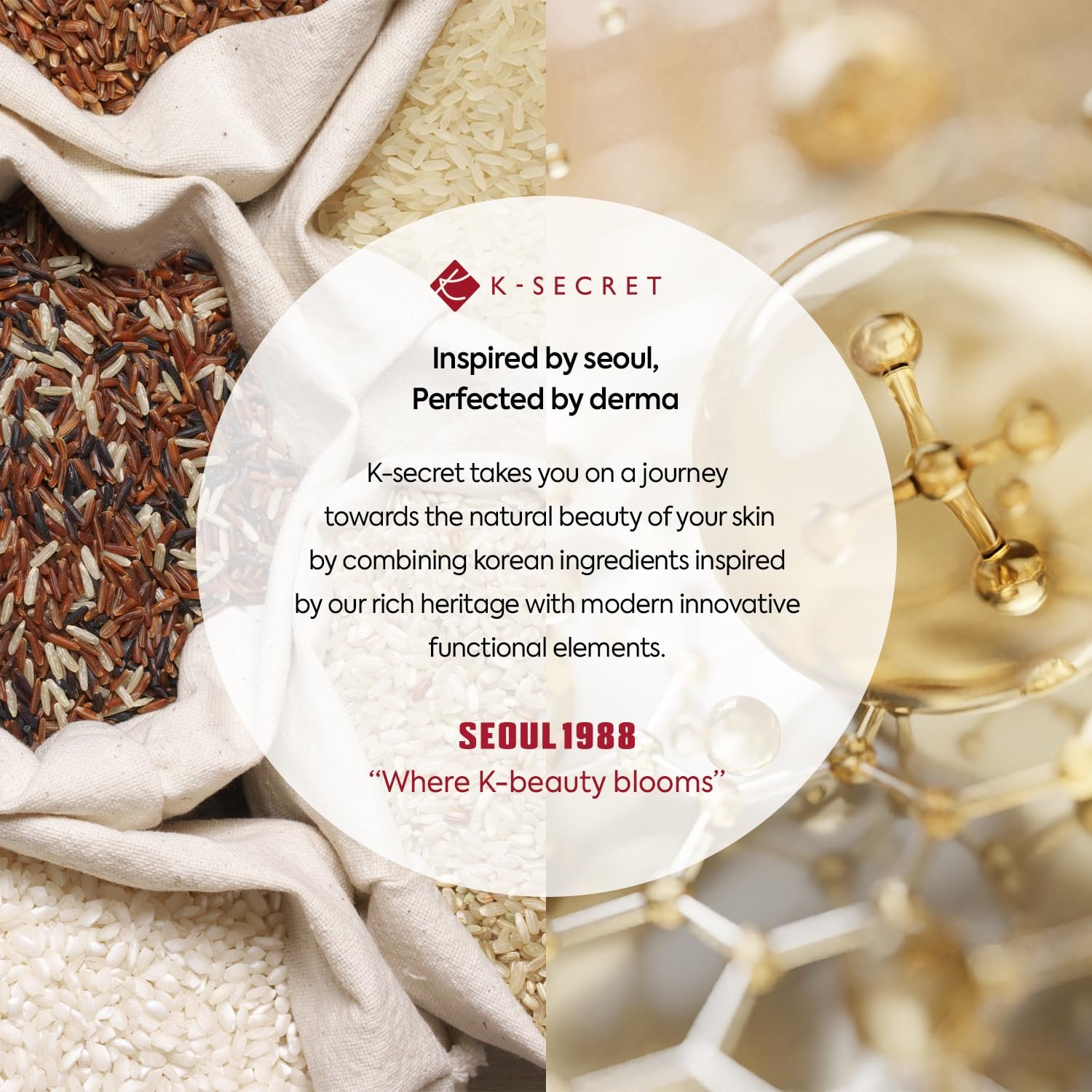 K-SECRET Snail Mucin Essence Serum: 97% Snail Secretion with Rice Ferment Filtrate and Rice Extract for Skin Hydration Soothing and Balancing - SEOUL 1988 Korean Skincare 100mL - Image 9