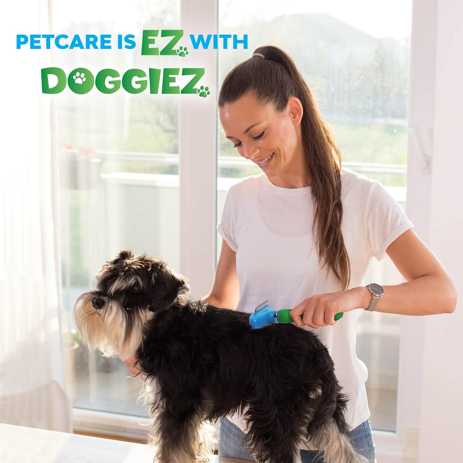 2-in-1 Dog Brush for Shedding & Undercoat Rake Dog Hair Brush - Cat Grooming Supplies Long Hair Dog Deshedding Brush - Dog Grooming Brush - Pet Brushes for Dogs - Short Haired Fur, Long Hair Cat Brush - Image 6