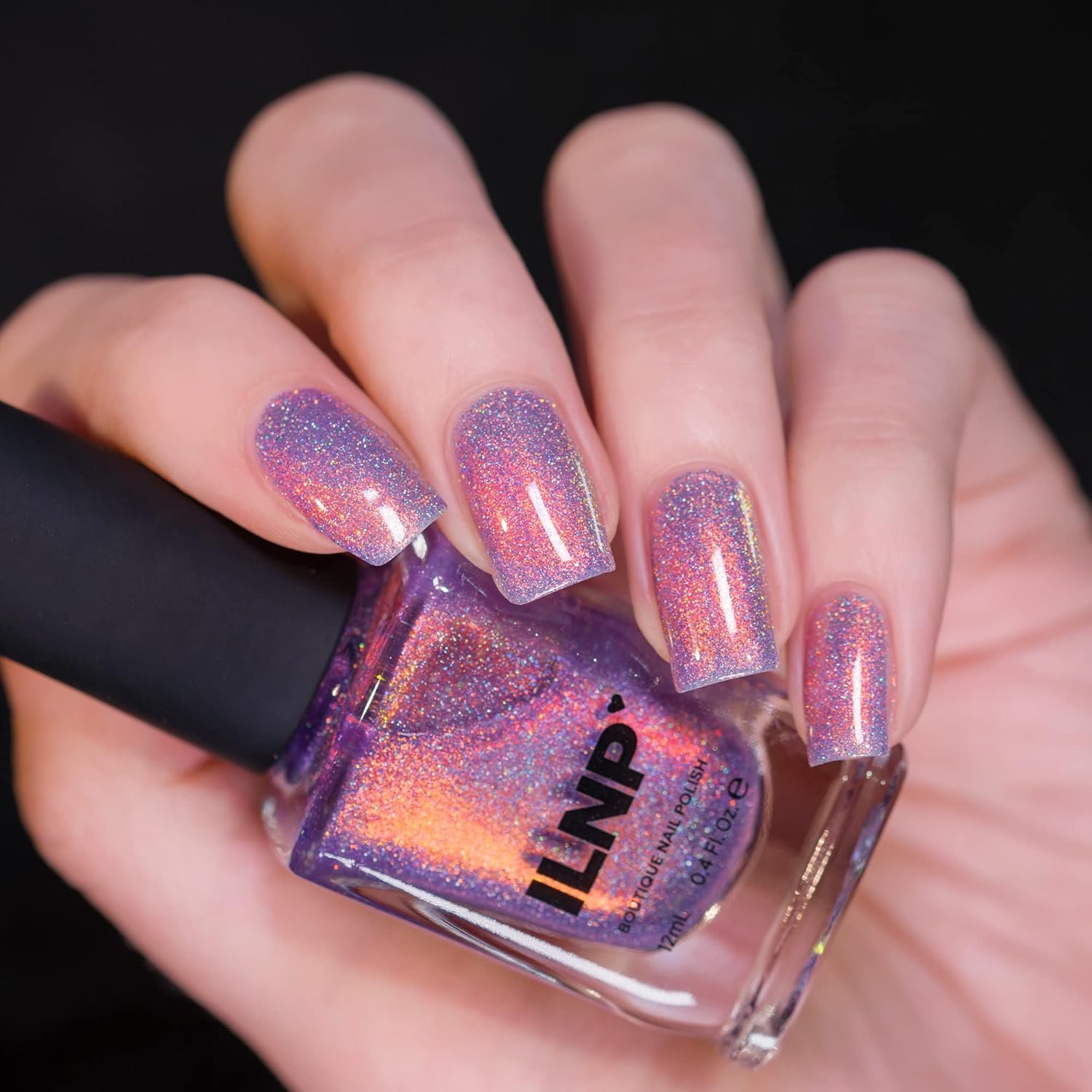 ILNP Fairy Dust - Magical Violet Holographic Jelly Nail Polish - Image 4