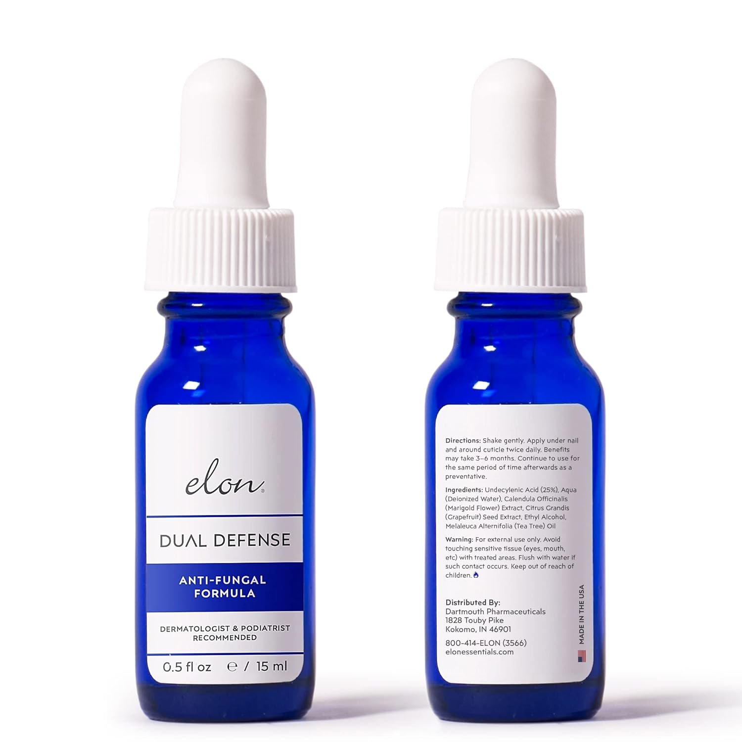 Elon Dual Defense Anti-Fungal Formula | 25% Undecylenic Acid | Treat & Eliminate Nail Fungus | Dermatologist & Podiatrist Recommended - Image 10