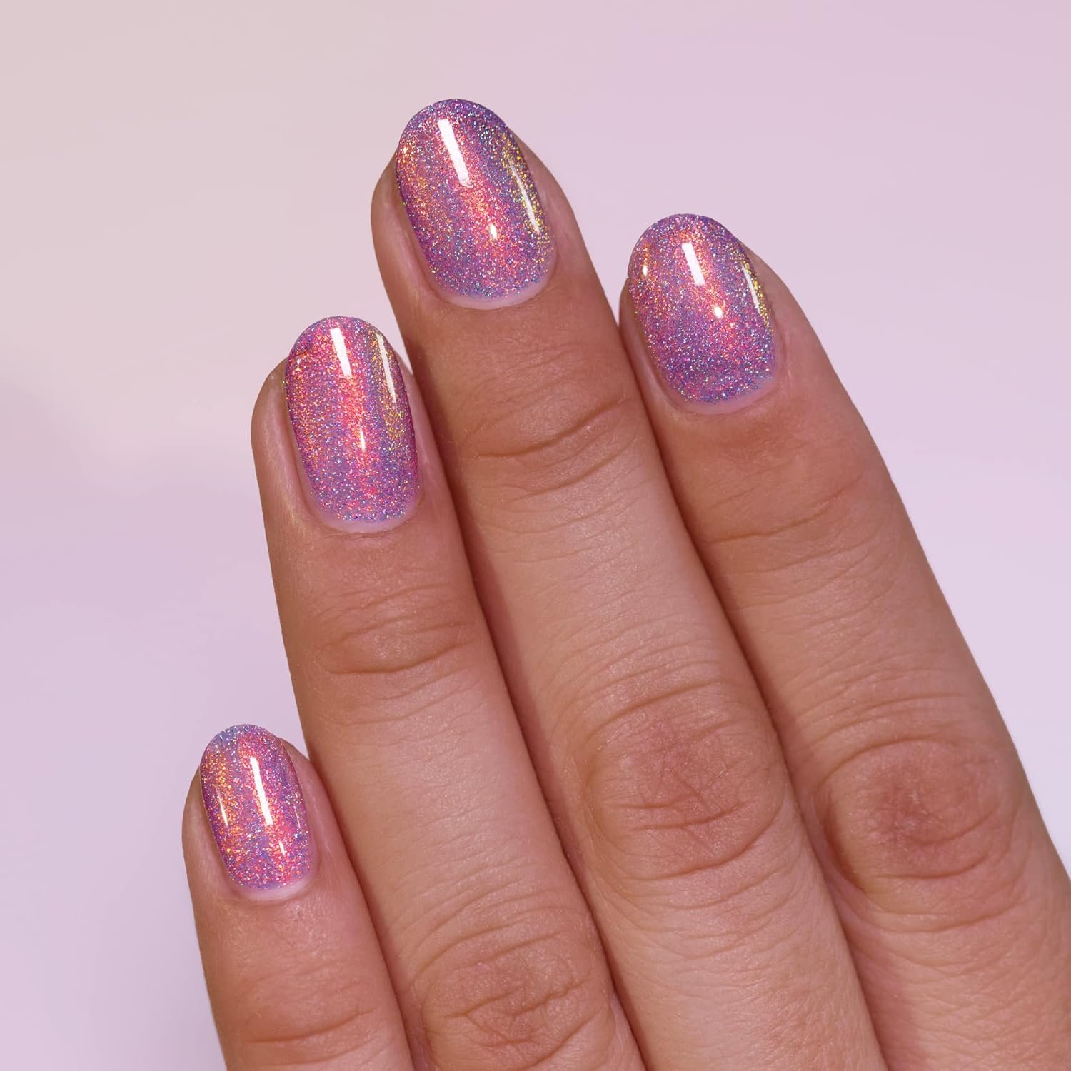 ILNP Fairy Dust - Magical Violet Holographic Jelly Nail Polish - Image 6