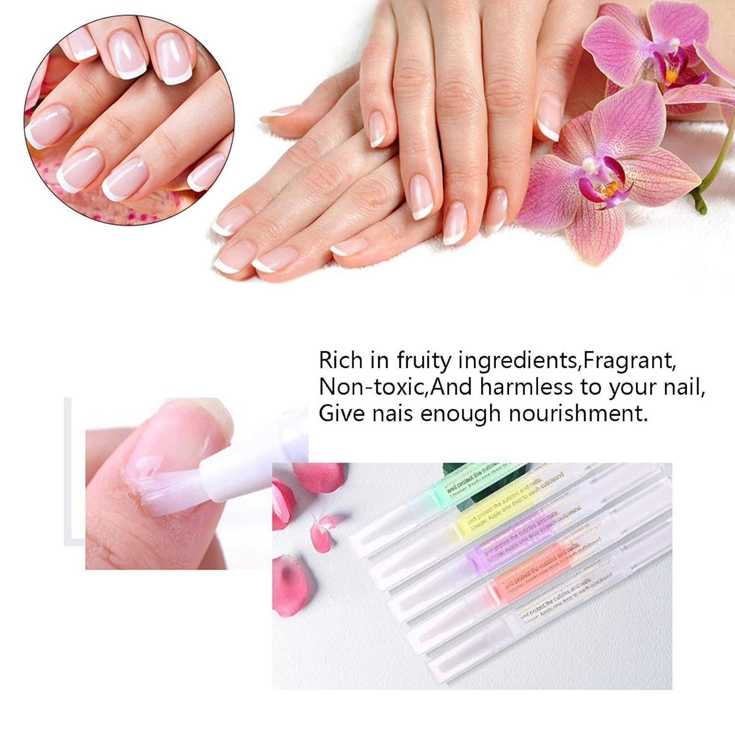 Cuticle Oil for Nails,Nail Nutritional Oil Pen Liquid,Cuticle Oil Pen Bulk, Cuticle Oil Brush Pen,Nail Moisturizer,Nail Growth Treatment, Cuticle Softener for Nails, Scented Cuticle Oil 2ML (G) - Image 7