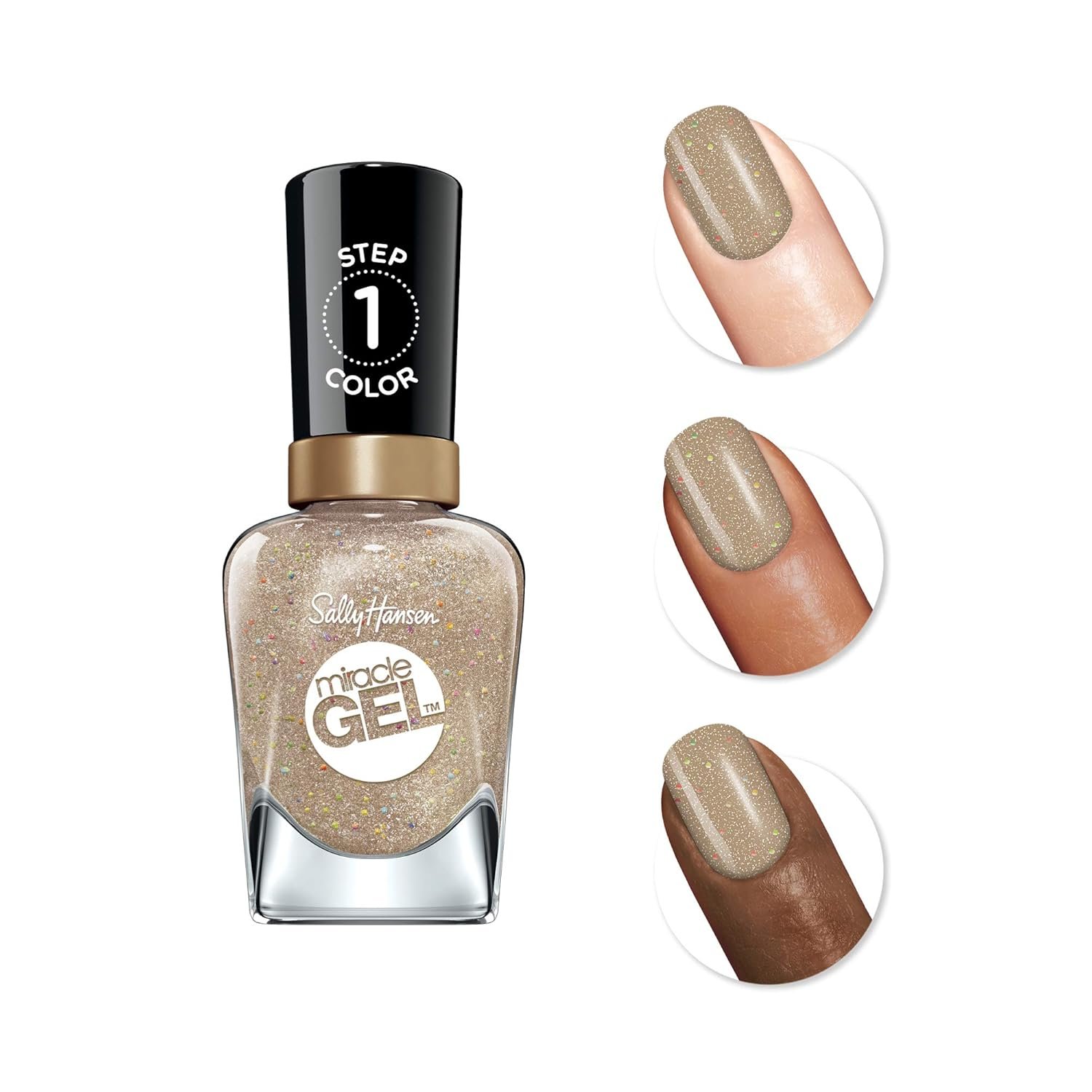 Sally Hansen - Miracle Gel Nail Color, Metallics - Limited Edition - Image 3