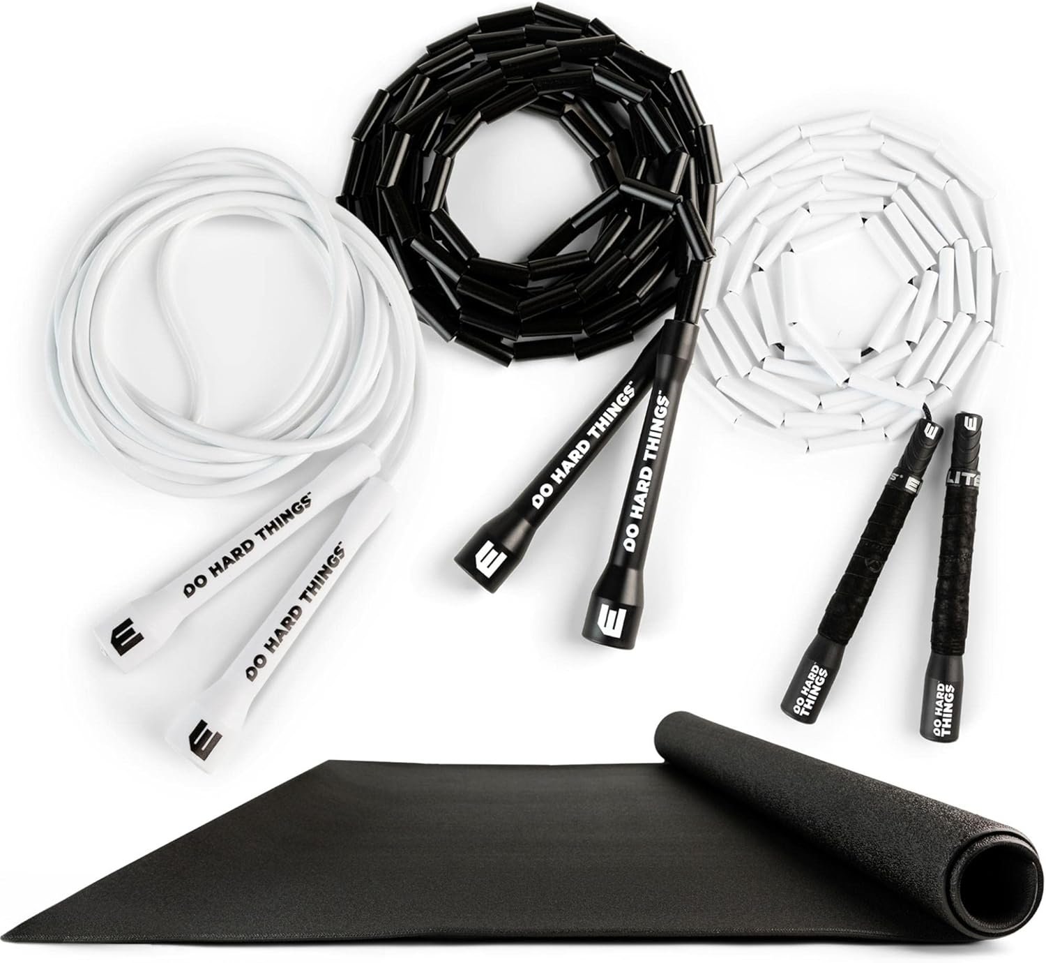 Elite SRS, Jump Ropes for Fitness, Progression Bundle - 3 Curated Jump Ropes For Starting Your Jump Rope Fitness Journey - With or Without Jump Rope Mat - Image 2