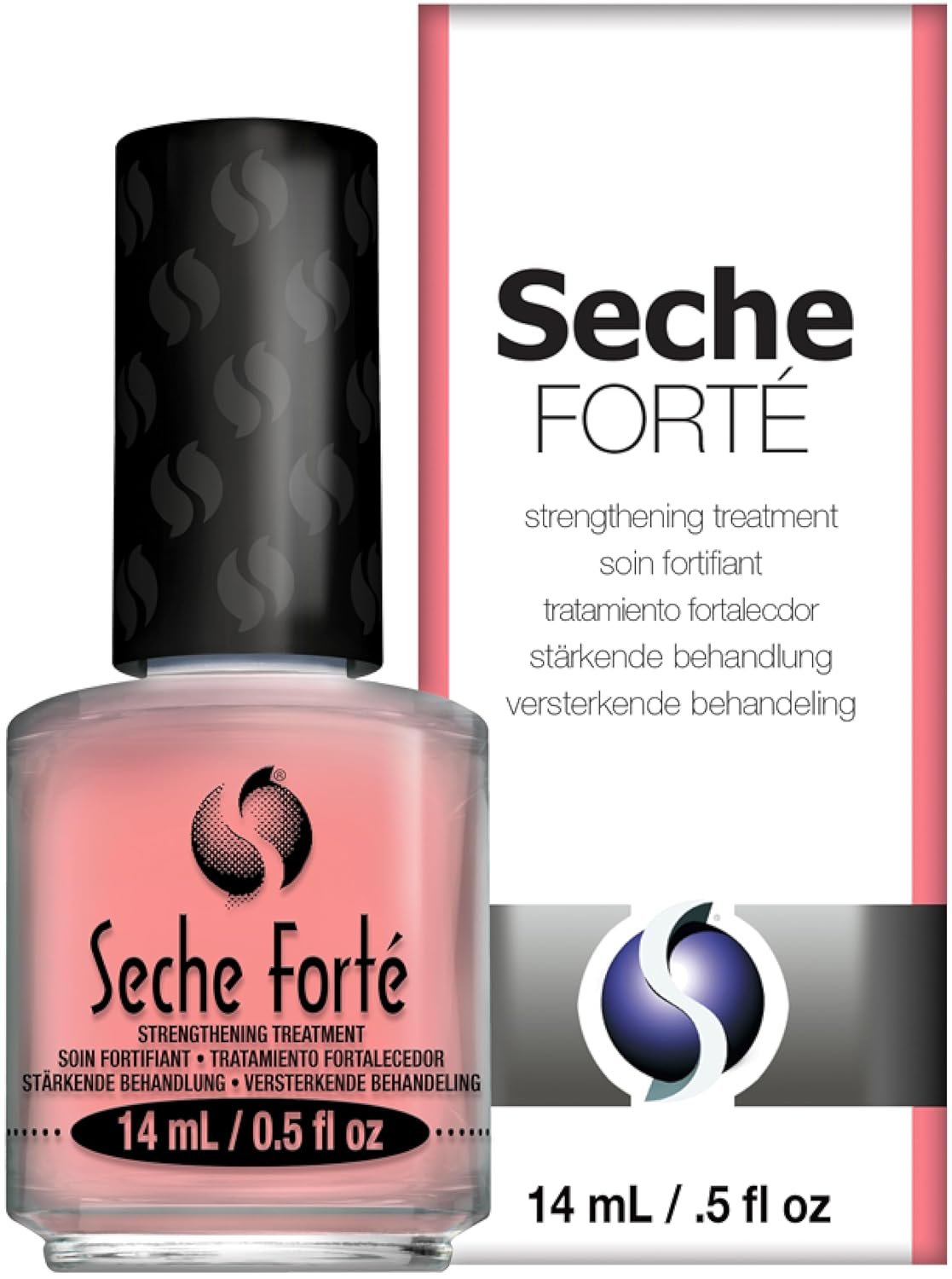 Seche Forte Strengthening Treatment Base Coat with Biotin & Bamboo, 0.5 fl oz - Image 2