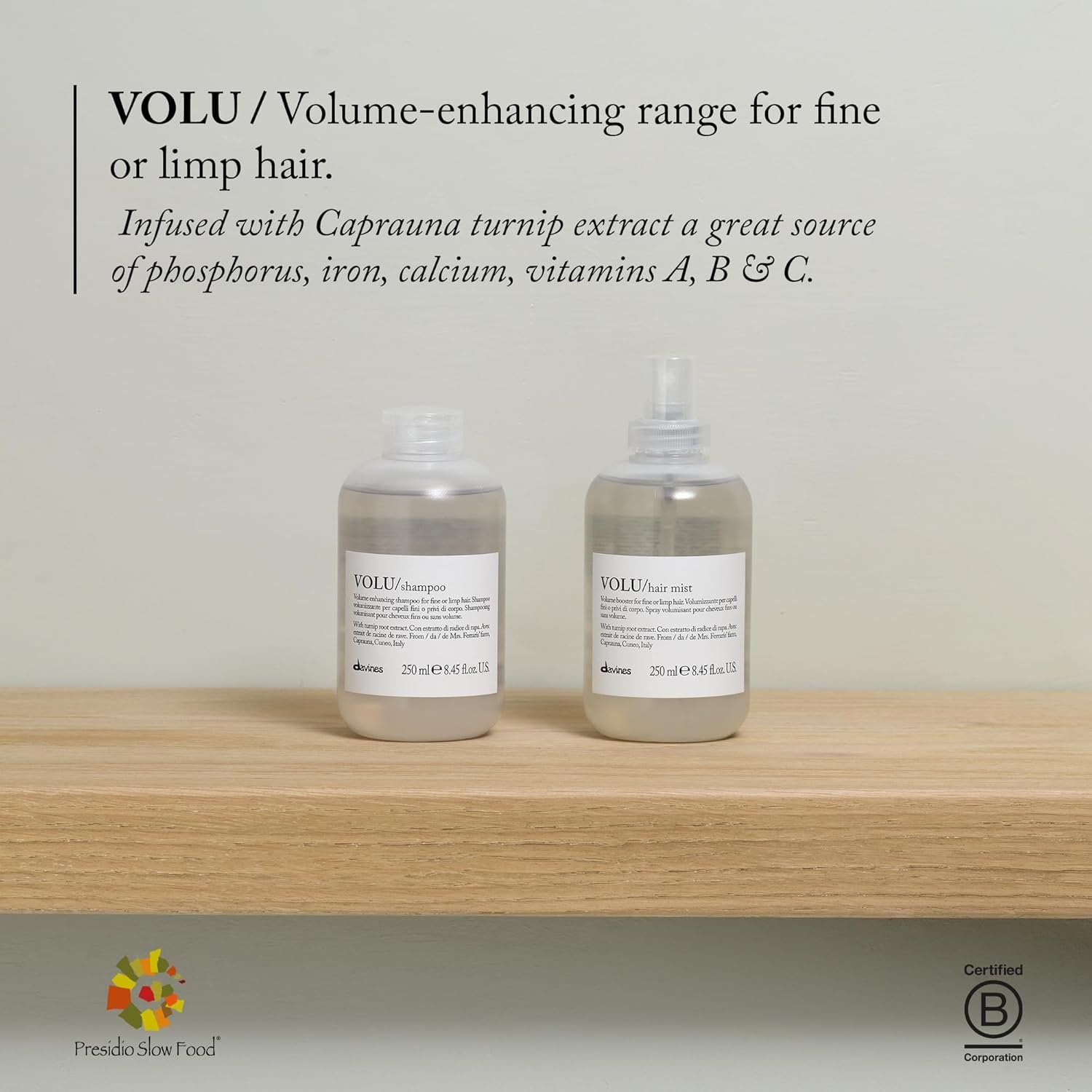Davines VOLU Shampoo, Volume Shampoo For Fine, Thin Hair Types, Gentle Everyday Volumizing - Image 7
