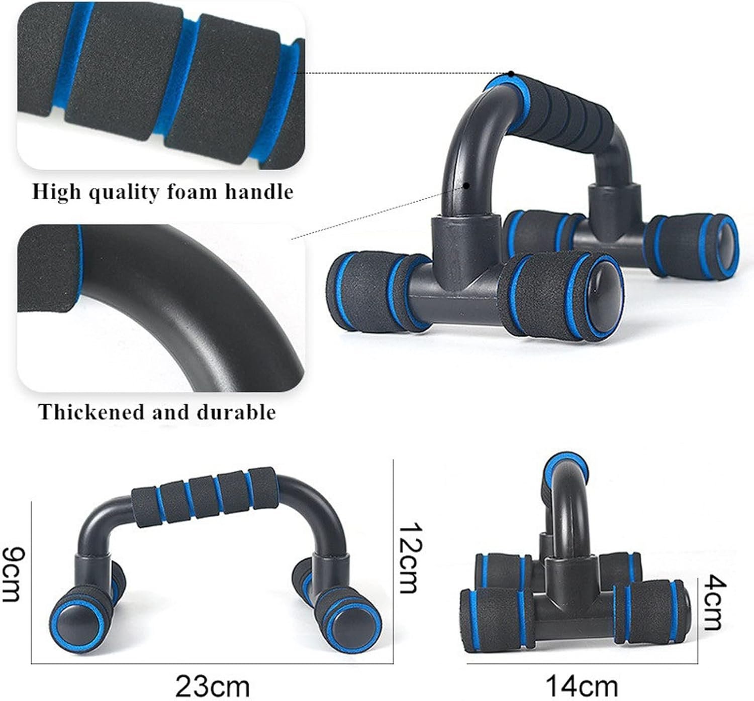 Push up board Sponge I-shaped Push Up Bracket Comprehensive Exercise Push-ups Stands Home Gym Fitness Equipment Pectoral Muscle - Image 4