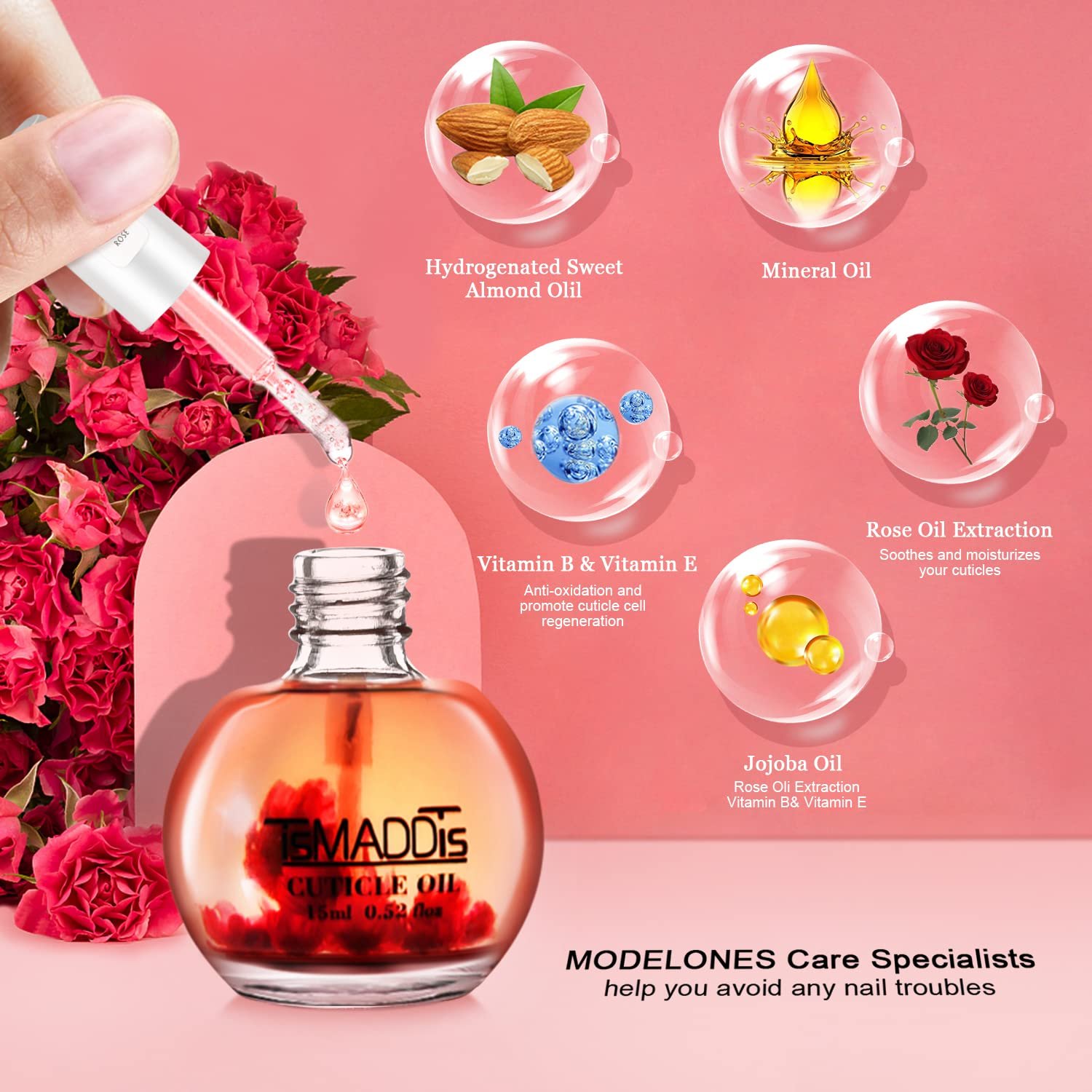 TsMADDTs Nail Buffers and Files, Manicure Tools Kit Nail File Kit with 3PCS Nail Files, 2PCS Nail Buffer Blocks, 2PCS Polishing Nail Buffers,Cuticle Nippers, Cuticle Pusher and Cuticle Oil - Image 3