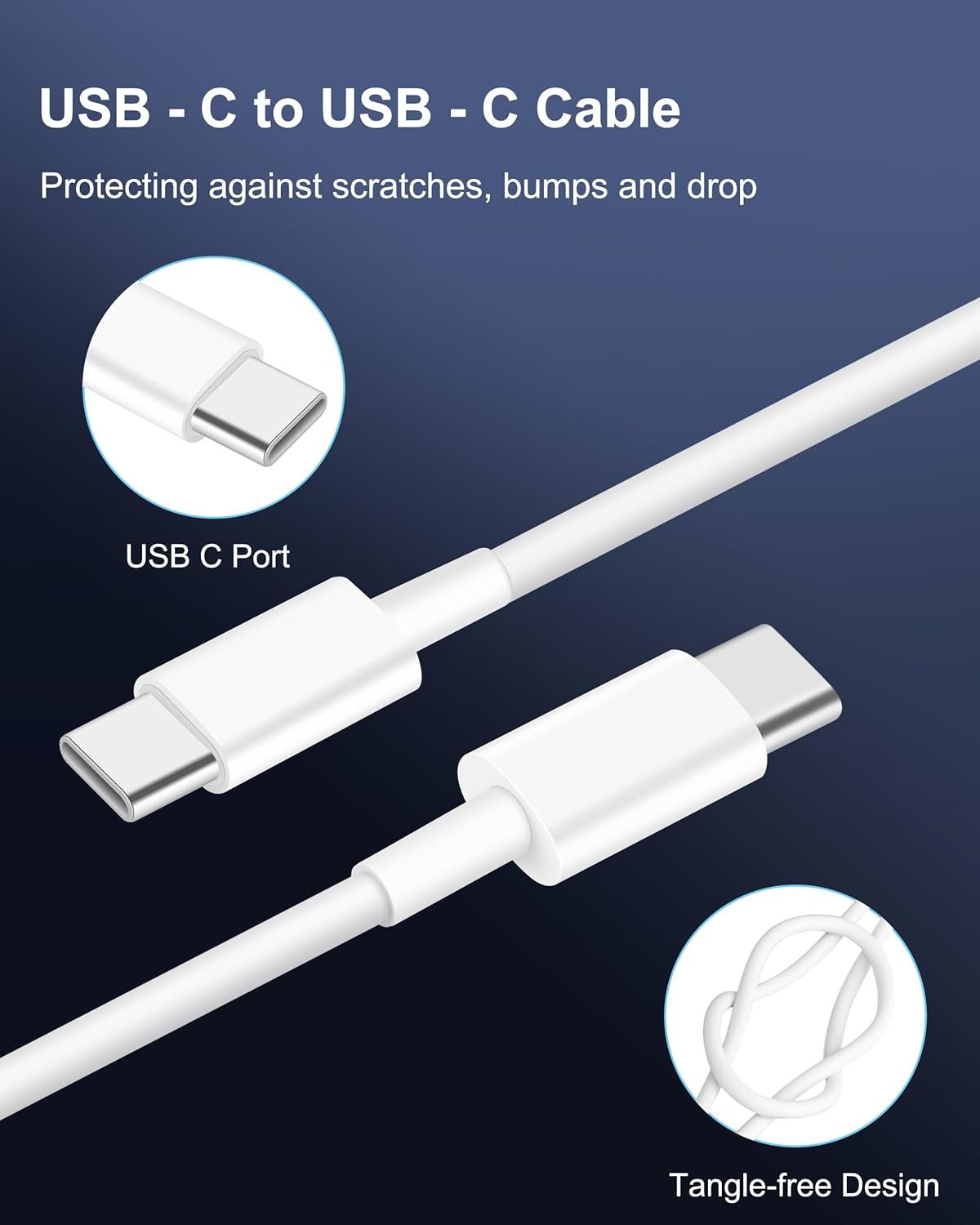 iPhone 15/16 Pro Max Car Charger, 67W 3-Port Fast USB C Car Charger Power Cigarette Lighter Adapter with 3FT USB C to C Cable for iPhone 15/15 Plus/15 Pro Max/16/16 Pro Max, iPad Pro/Air/Mini - Image 6