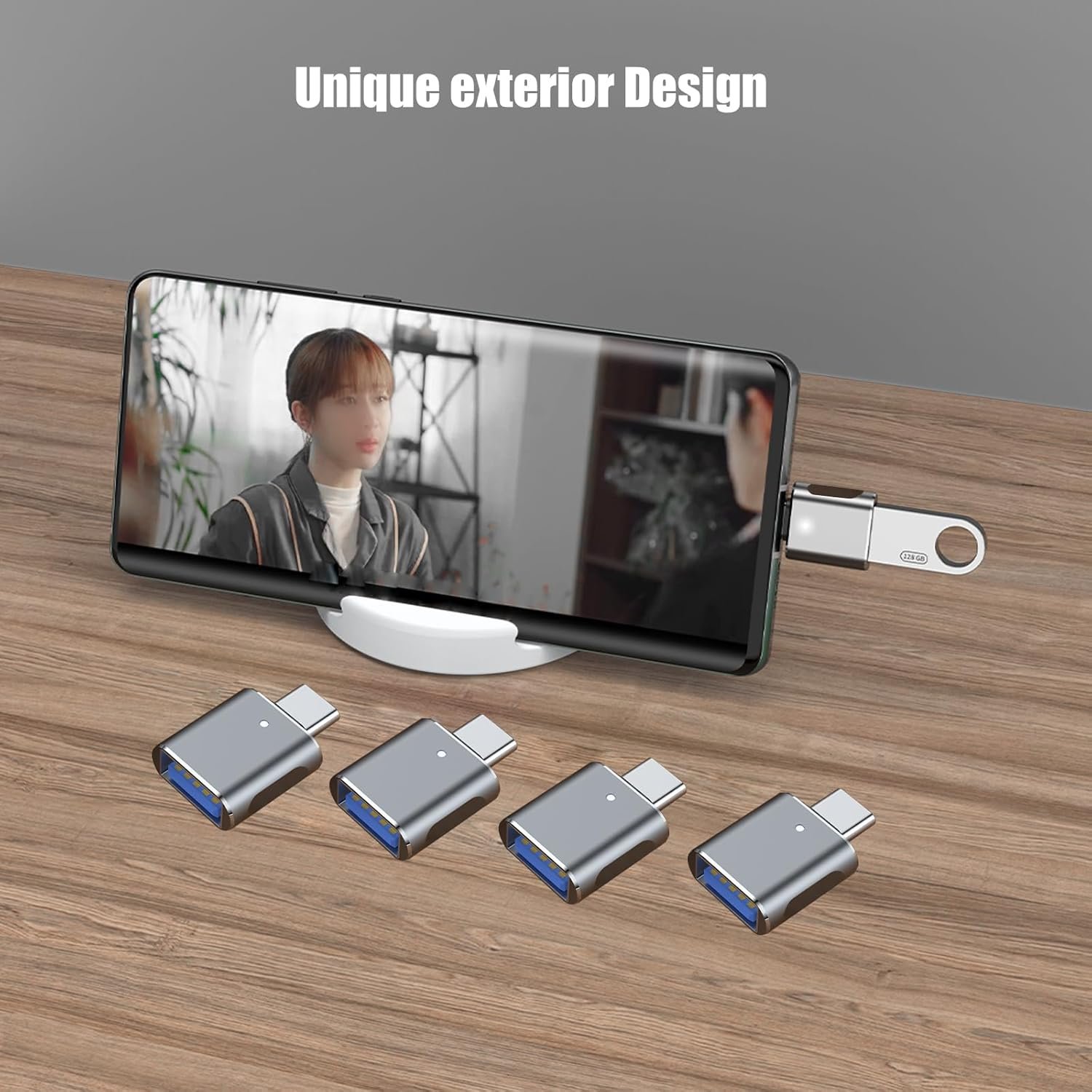 5 Pack Typec/USB c to USB Adapter,OTG Converter with 5/10 Gbps High Speed Data Transfer,USB to USBC Adapter Compatible with Apple iWatch iPhone 16/15,MacBook,Samsung etc. - Image 7