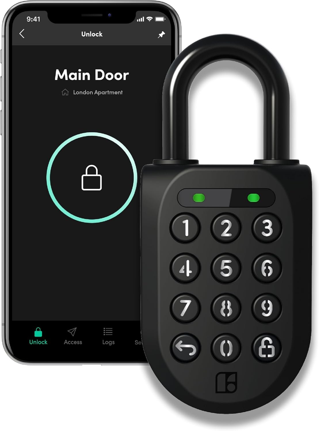 igloohome New Smart Padlock 2 (SP2), The Toughest Smart Padlock – Generate Access from Anywhere with The Mobile app (iOS/Android) – No WiFi Needed, Waterproof & Rechargeable - Image 2