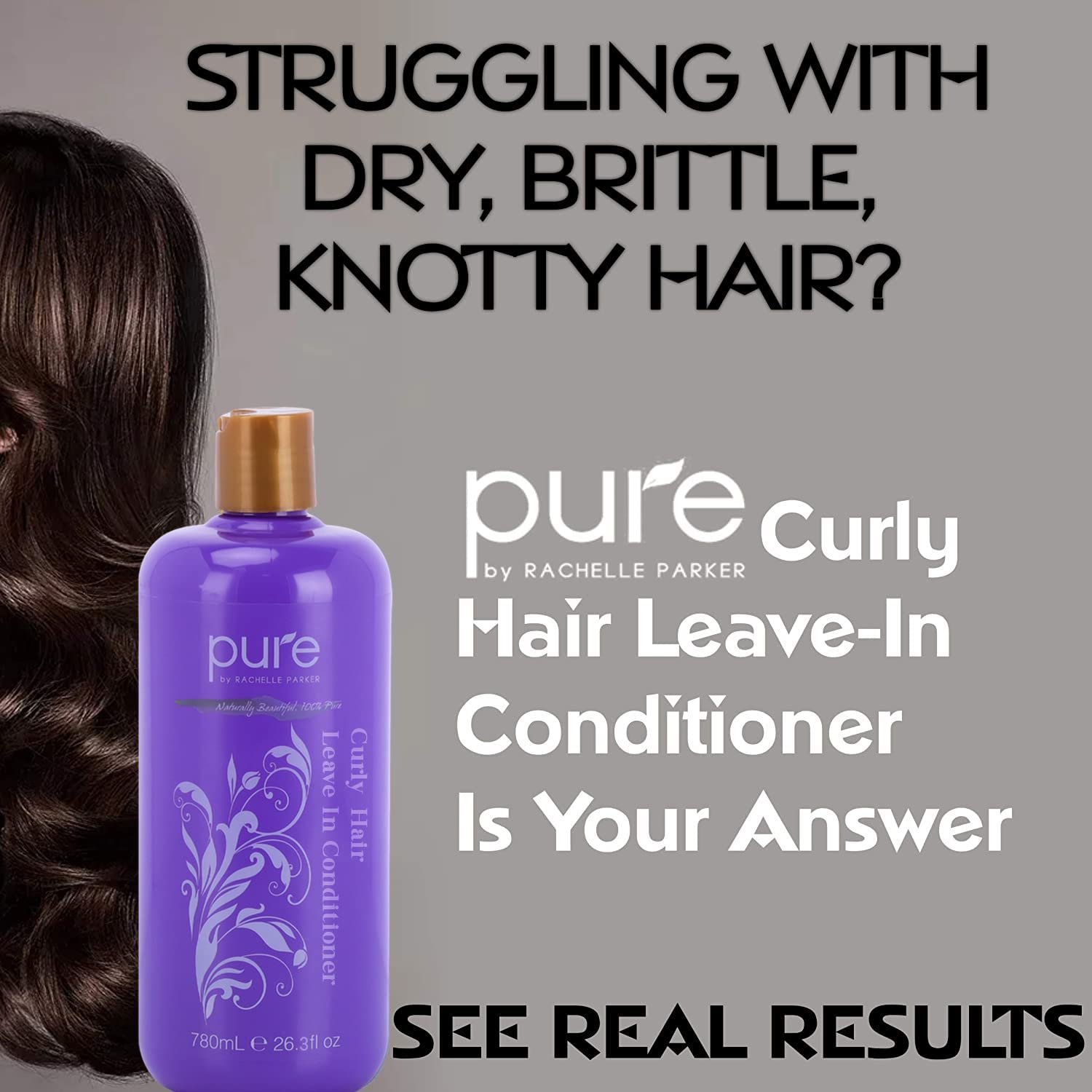 Curly Hair Shampoo and Conditioner Set - Increase Hydration & Gloss, Repair & Strengthen for Smooth, Bouncy Curls. Sulfate & Paraben Free with Leave-in Conditioner - Image 6