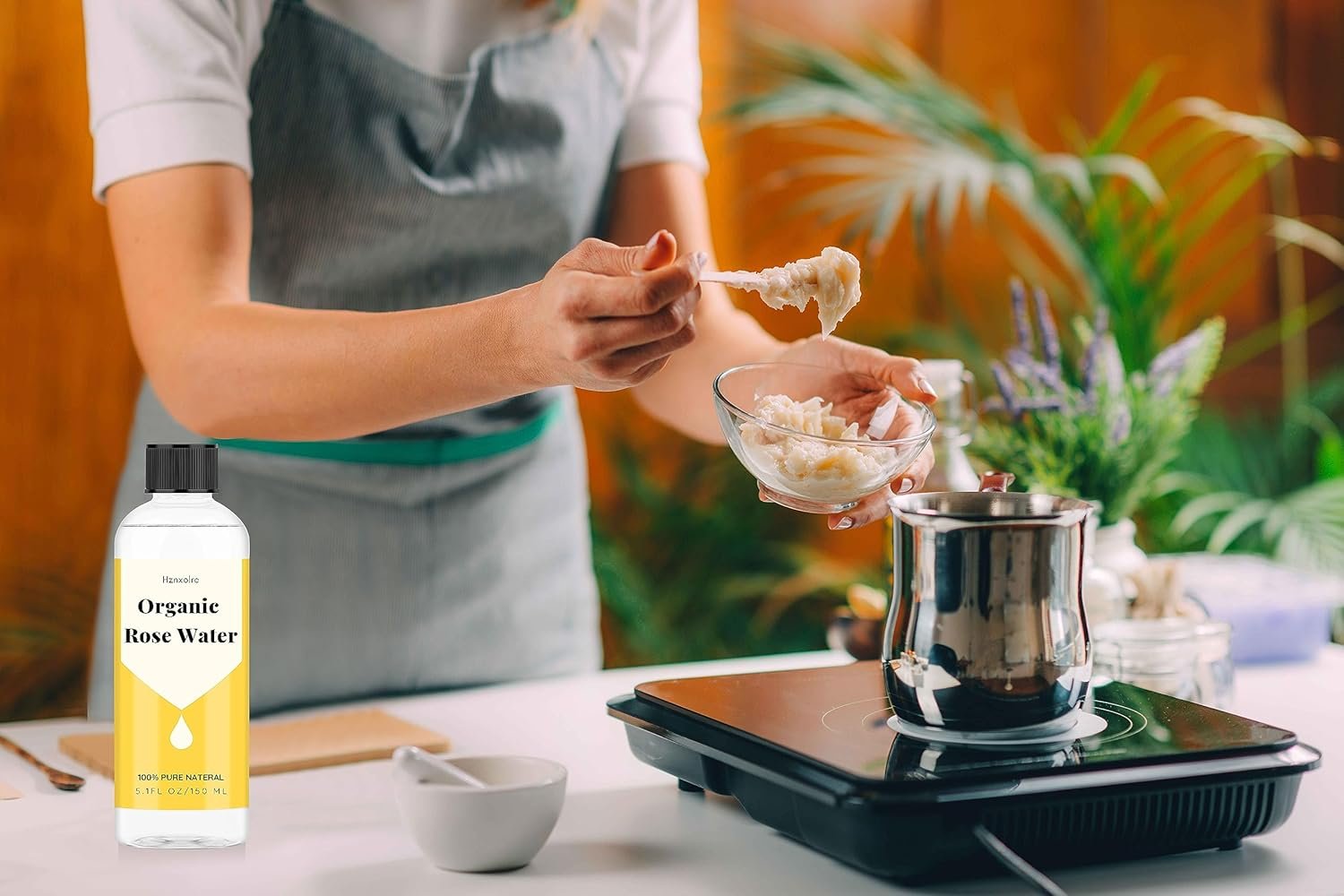 5.1 fl oz Rose Hydrosol for Face Hydrating Mist Hydration, 100% Pure Rose Water, Cleanses & Softens Skin, Promotes Healthy Skin Cell, Premium Organic Rose Water, Suitable for All Skin Types - Image 7