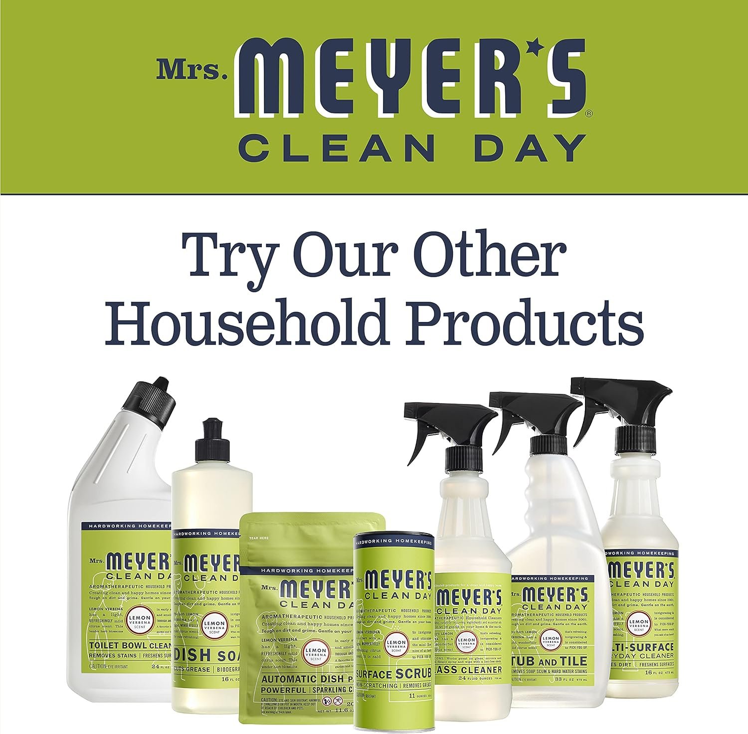 Mrs. Meyers 2399443 Mrs. Meyer's Clean Day Multi-Surface Concentrate Lemon Verbena - Image 6