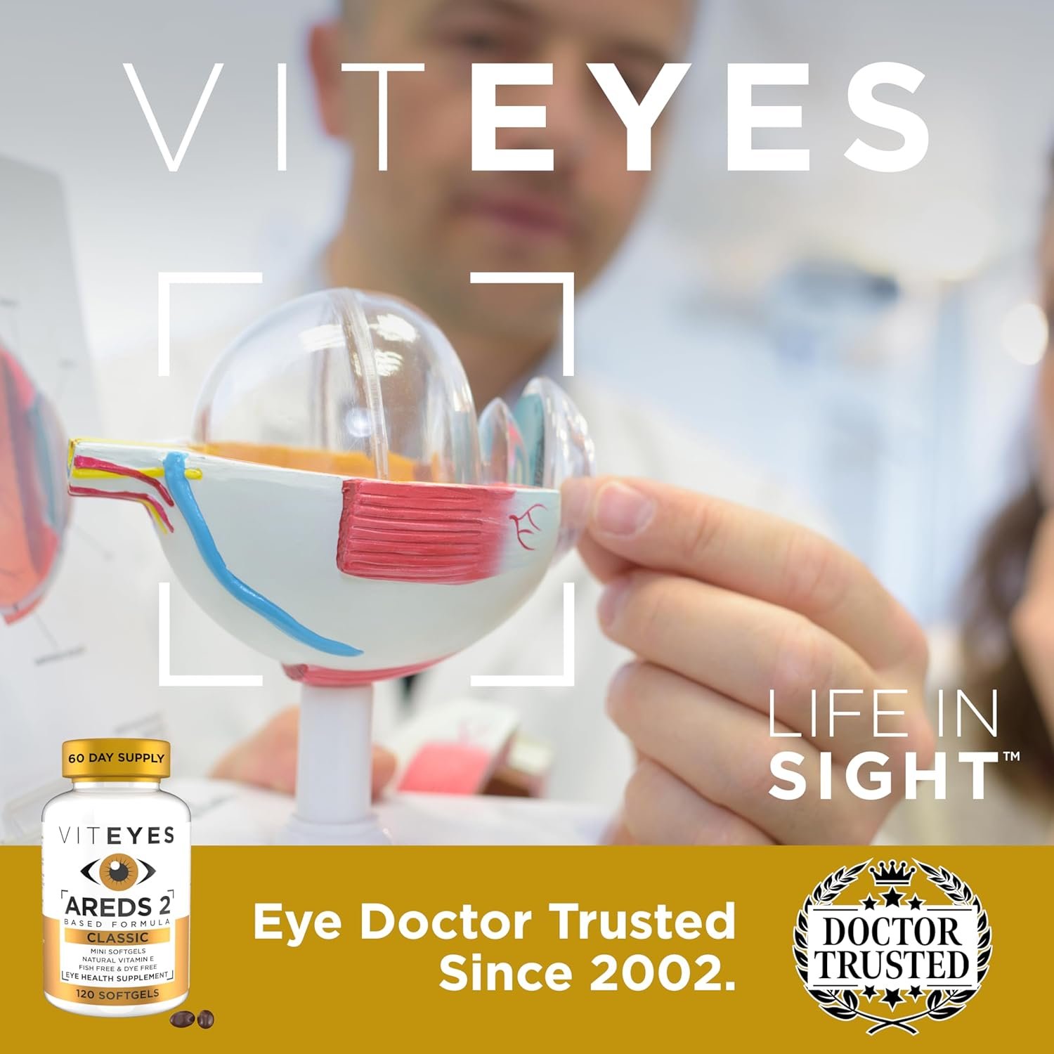 VITEYES® AREDS 2 Softgels, 120 Count - Single Daily Dose Eye Vitamin - Image 5