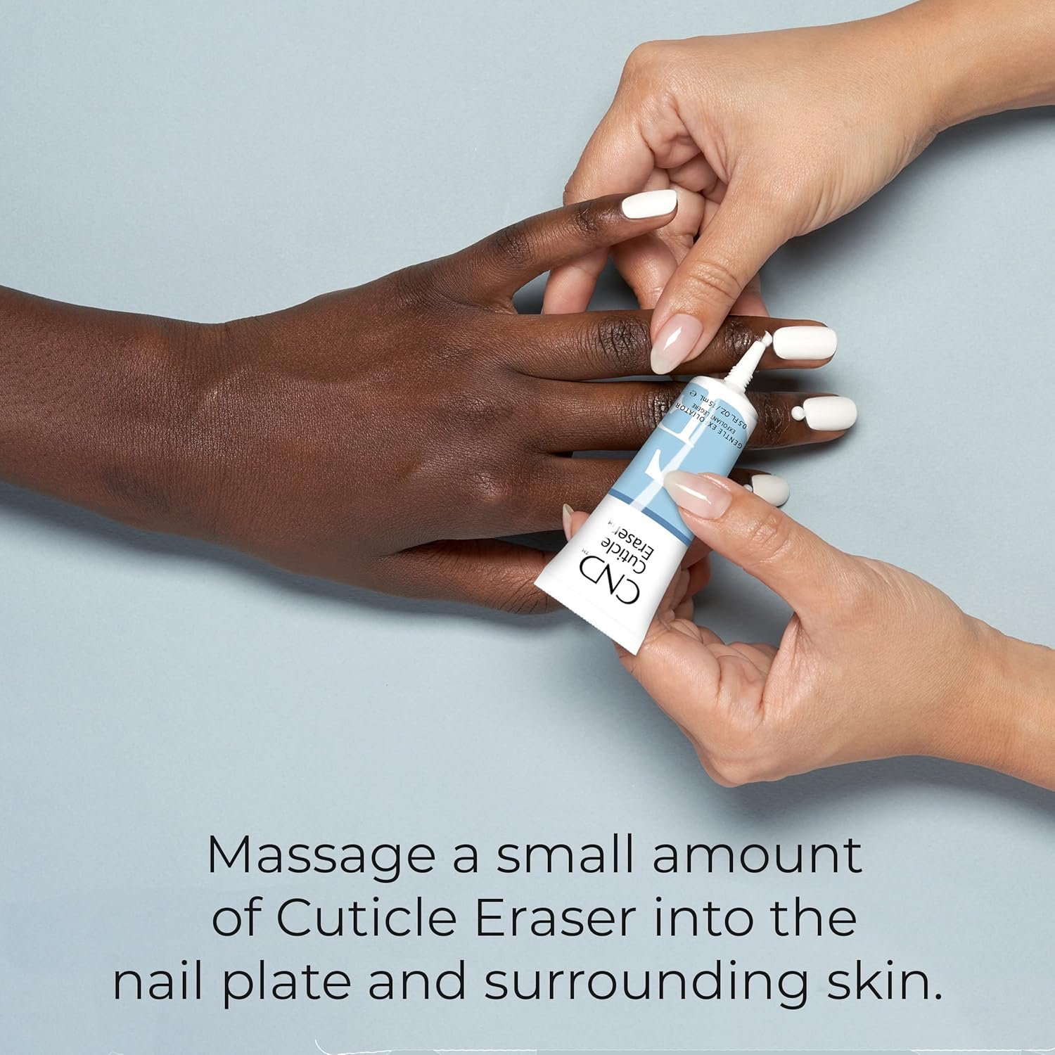 CND Cuticle Couple, SolarOil + Cuticle Eraser, Natural Blend Oils, Moisturizes and Conditions Skin, Gentle Exfoliator, 0.5 fl oz. - Image 5