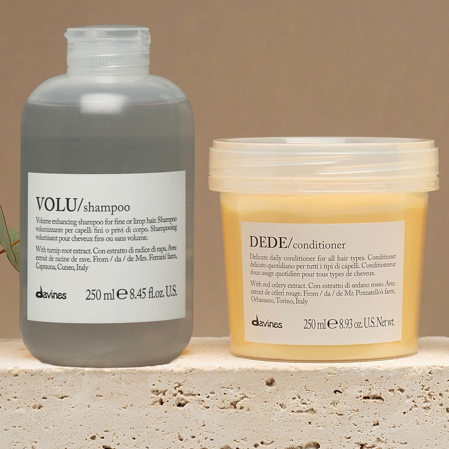 Davines VOLU Shampoo, Volume Shampoo For Fine, Thin Hair Types, Gentle Everyday Volumizing - Image 4