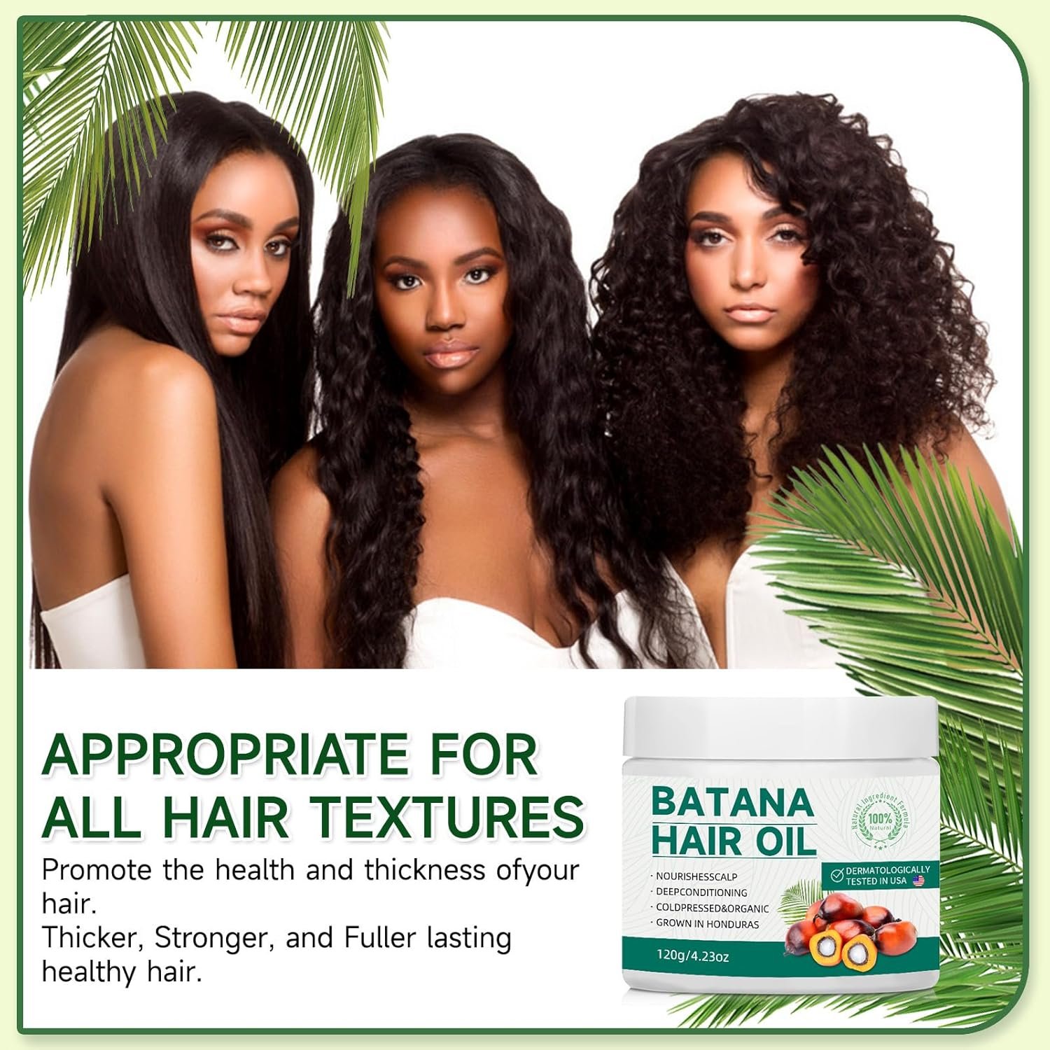 2PCS Raw Batana oil for hair growth : 100% Pure Natural,organic - Prevent Hair Loss - Enhances hair shine and Thickness in Men & Women - Image 6