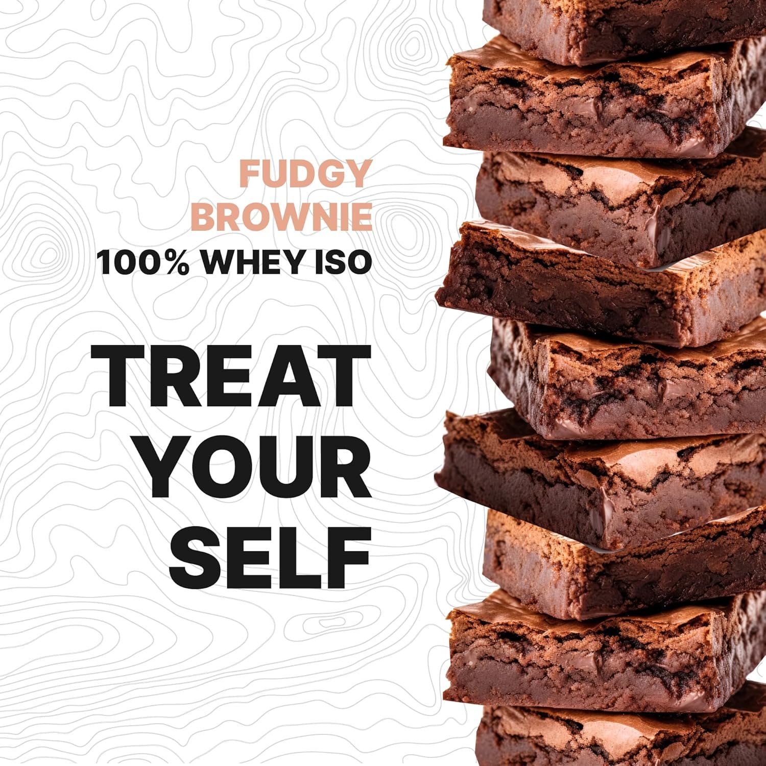 Whey Protein Powder 2LB - 25g Protein 1g Sugar - Fudgy Brownie Flavored Whey Isolate Protein Powder - Protein Powder Formulation with Low Sugar and High Protein - 30 Servings - Image 4