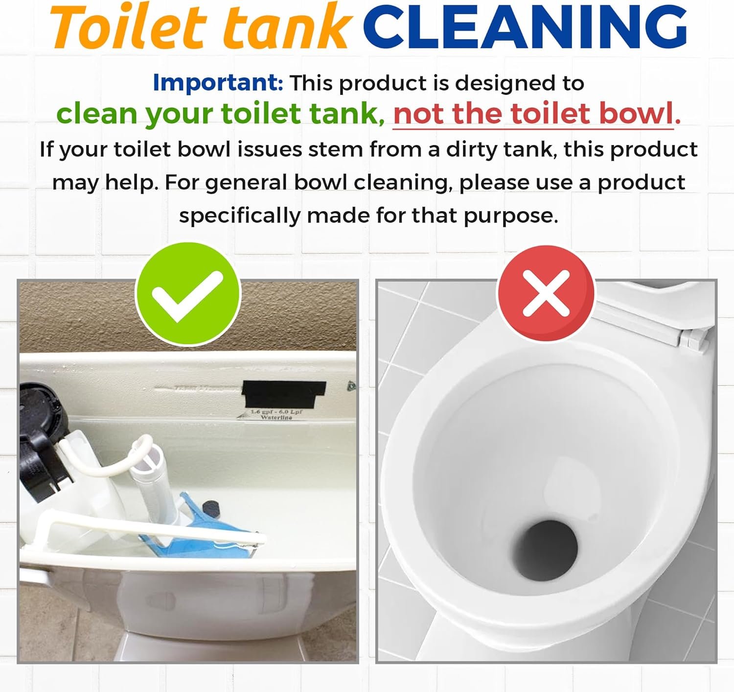 Bastion Toilet Tank Cleaner - 6-Uses. (*Not For Toilet Bowl*) Removes Rust, Minerial Deposits, Hard Water Stains, & Calcium Build Up. Contains 6 X 8oz Single Use Packets - Image 3