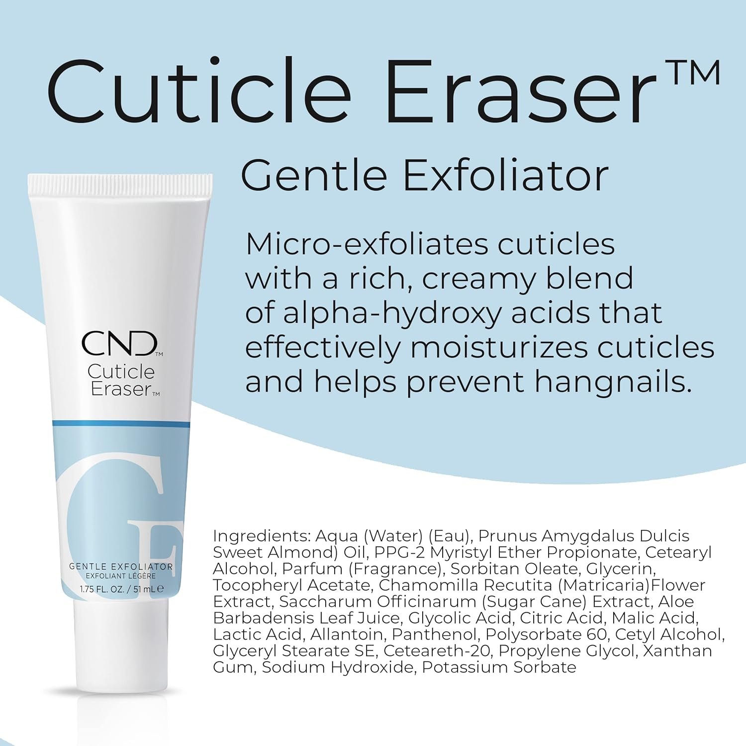 CND Cuticle Couple, SolarOil + Cuticle Eraser, Natural Blend Oils, Moisturizes and Conditions Skin, Gentle Exfoliator, 0.5 fl oz. - Image 3