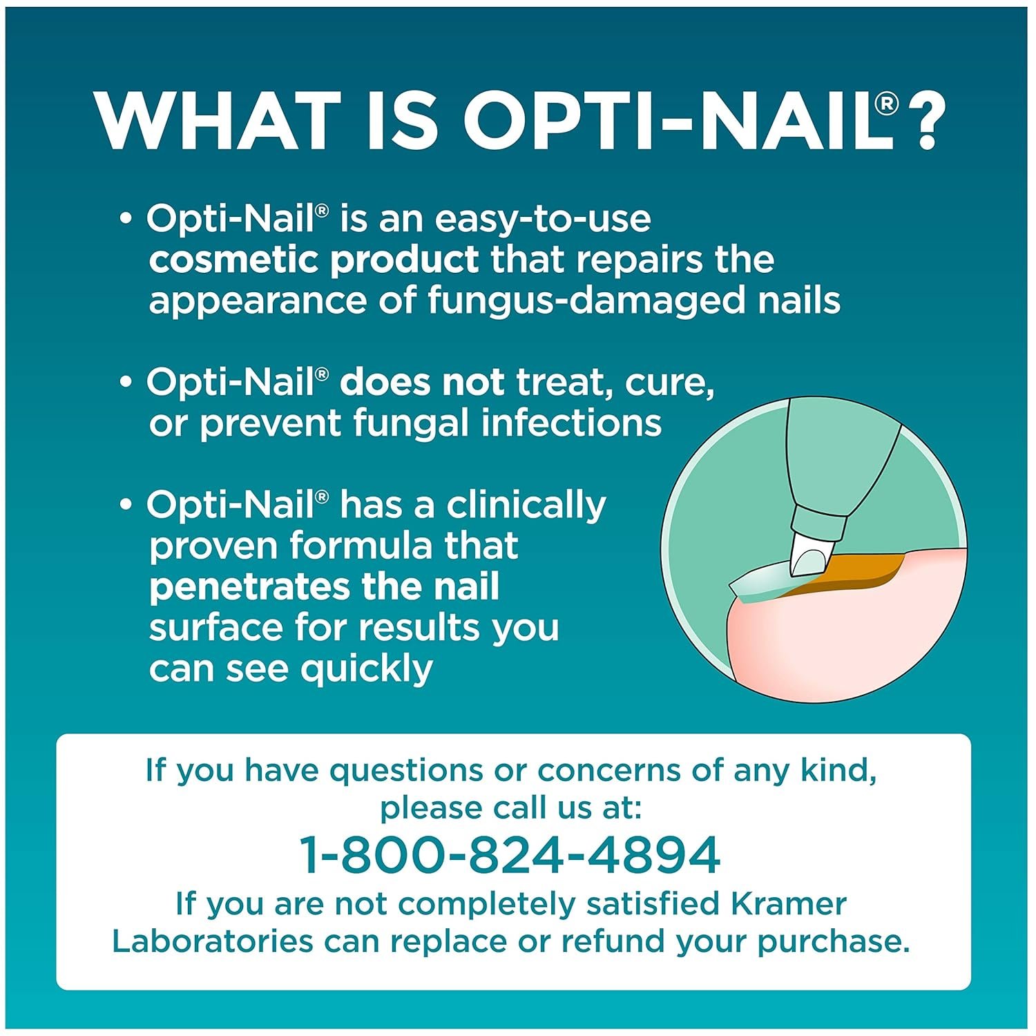 Opti-Nail Fungal Nail Repair Pen, Restores the Healthy Appearance of Nails Discolored or Damaged by Nail Fungus - Image 4