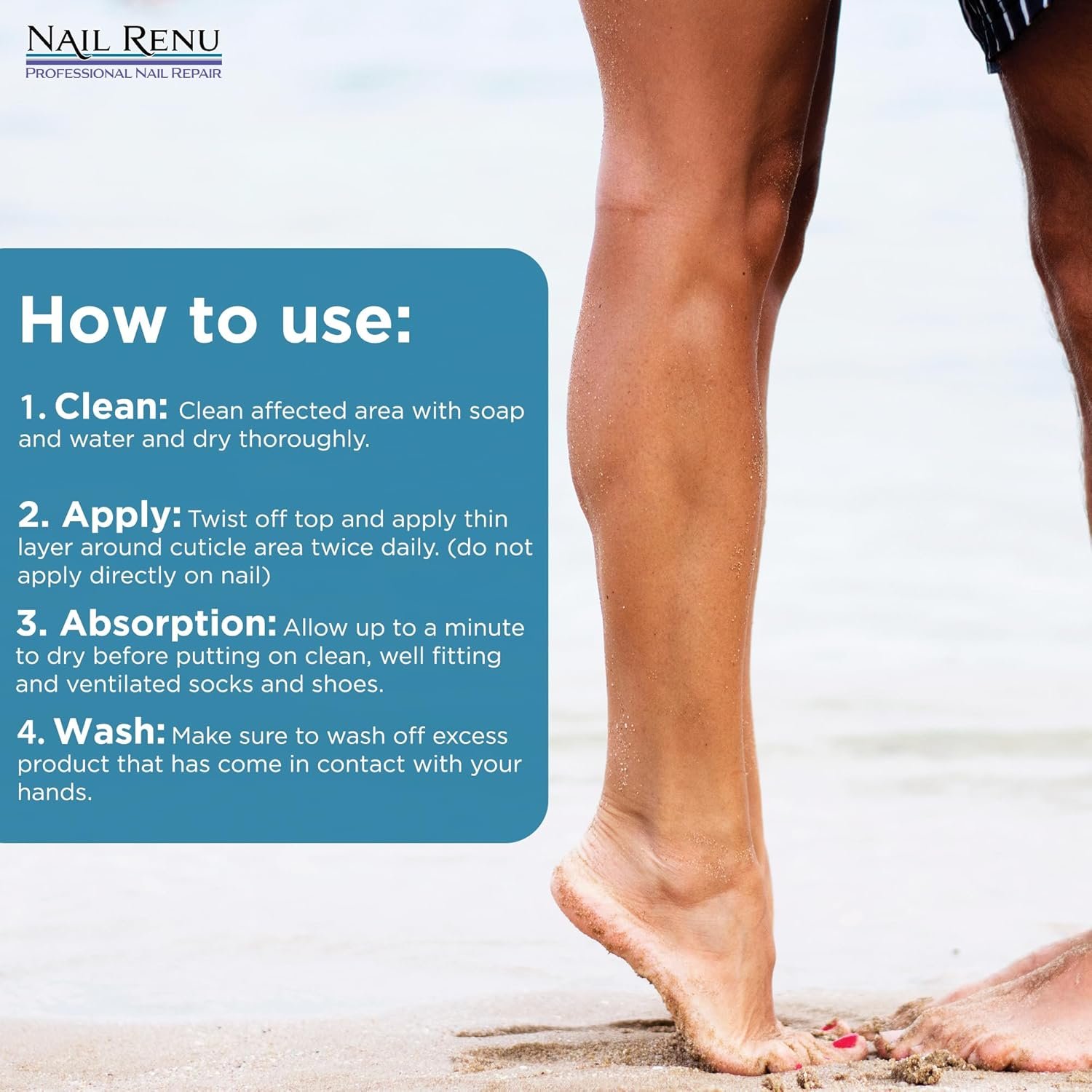 Toenail Fungus Treatment Extra Strength | Fast Acting Nail Repair for Damaged Nails | 1% Tolnaftate, Ceremide III, & Essential Oils Repair & Rejuvenate | Finger and Toe Nail Fungus Treatment - Image 5