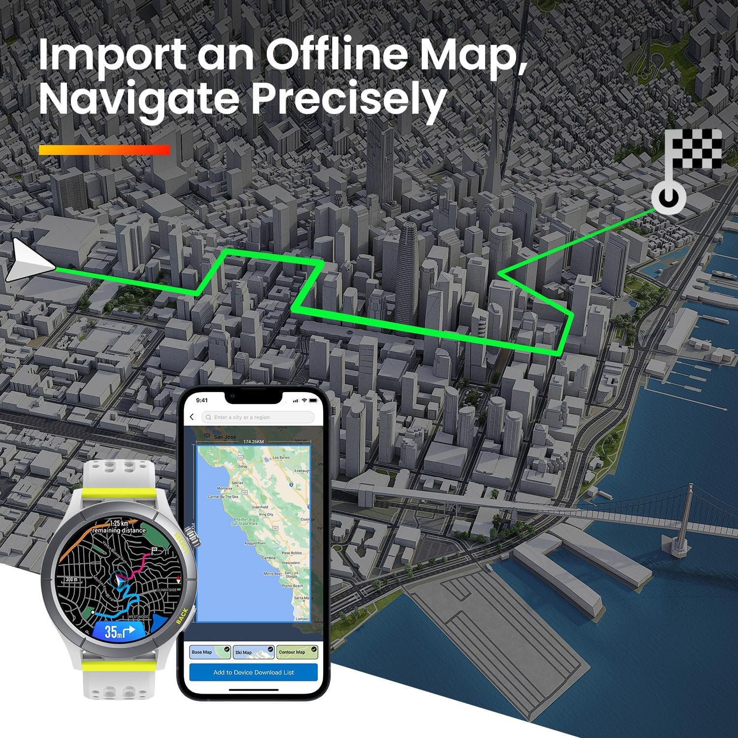 Amazfit Cheetah Smart Watch 47mm, Dual-band GPS, AI Fitness Running Coach, Alexa-Built In, 14 Day Battery Life, Fitness Watch with 150+ Sports Modes, Heart Rate Sleep Monitoring, for Android iPhone - Image 7