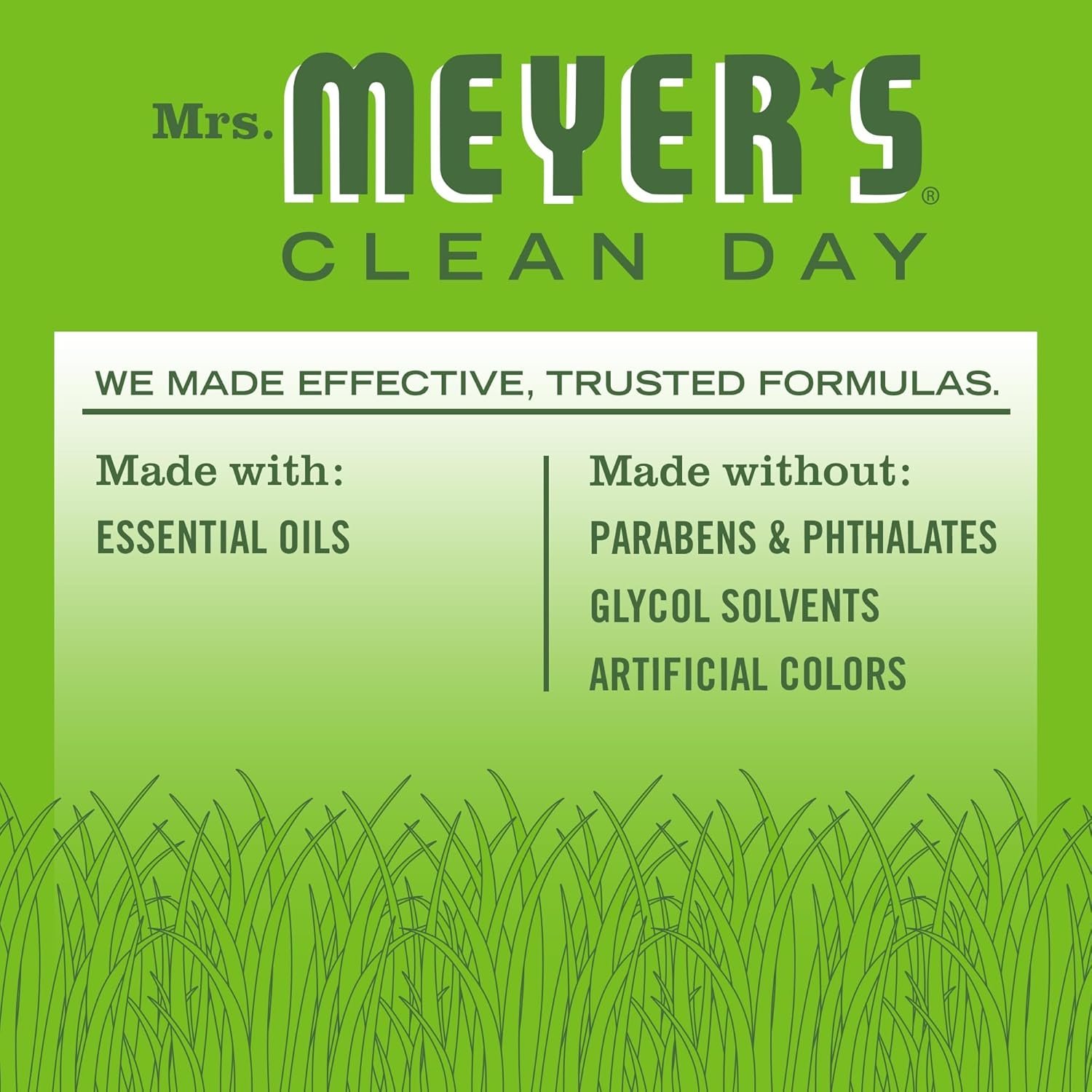 MRS. MEYER'S CLEAN DAY Multi-Surface Cleaner 2 Pack Variety, Dandelion, Fresh Cut Grass, 16 OZ Each, 1 CT - Image 6